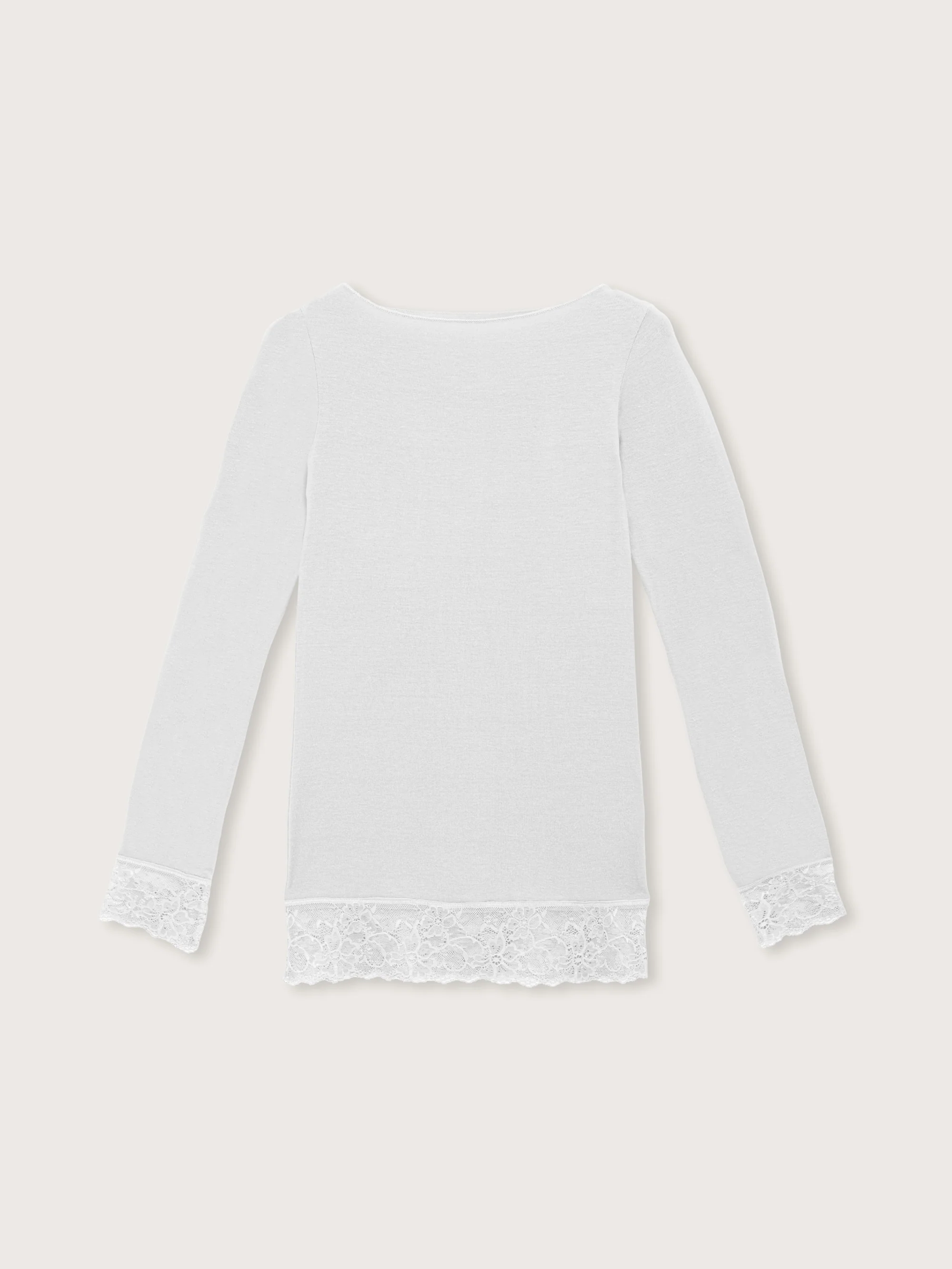 Maglia cashmere con polsini in pizzo - Image 19