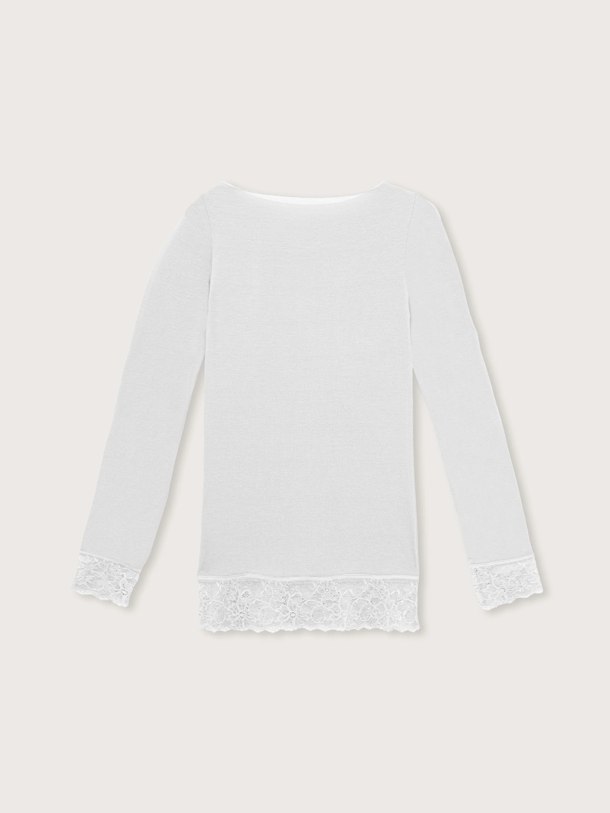 Maglia cashmere con polsini in pizzo - Image 20