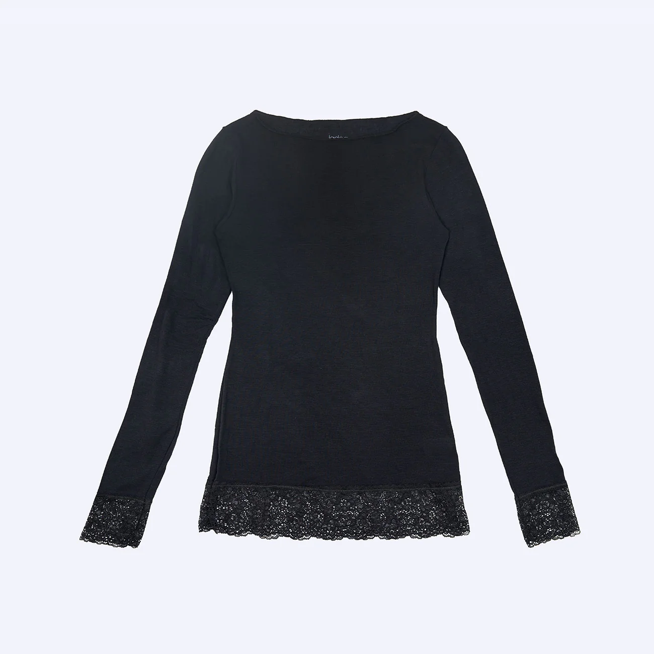 Maglia cashmere con polsini in pizzo - Image 4
