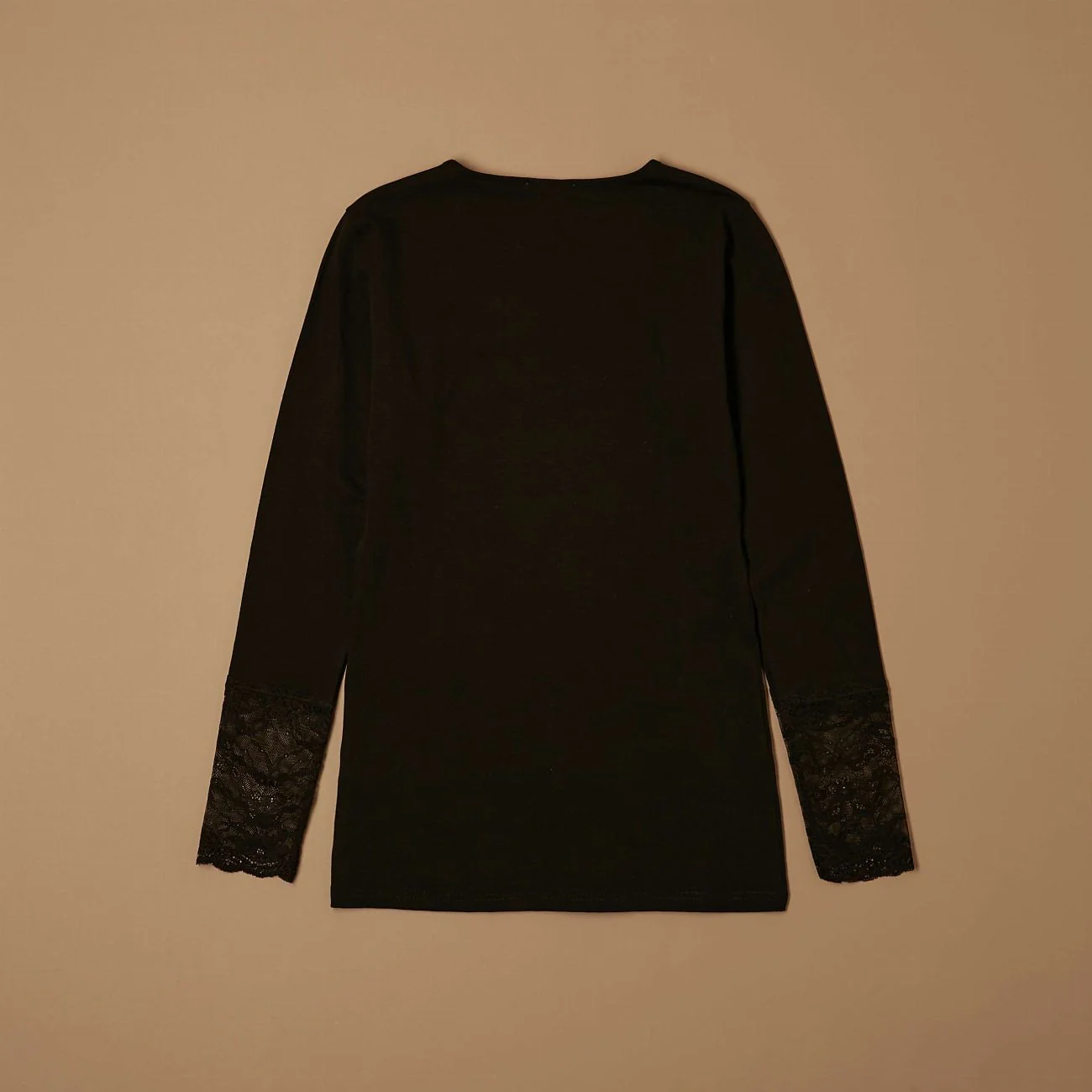 Maglia a girocollo sottogiacca in pizzo - Image 5