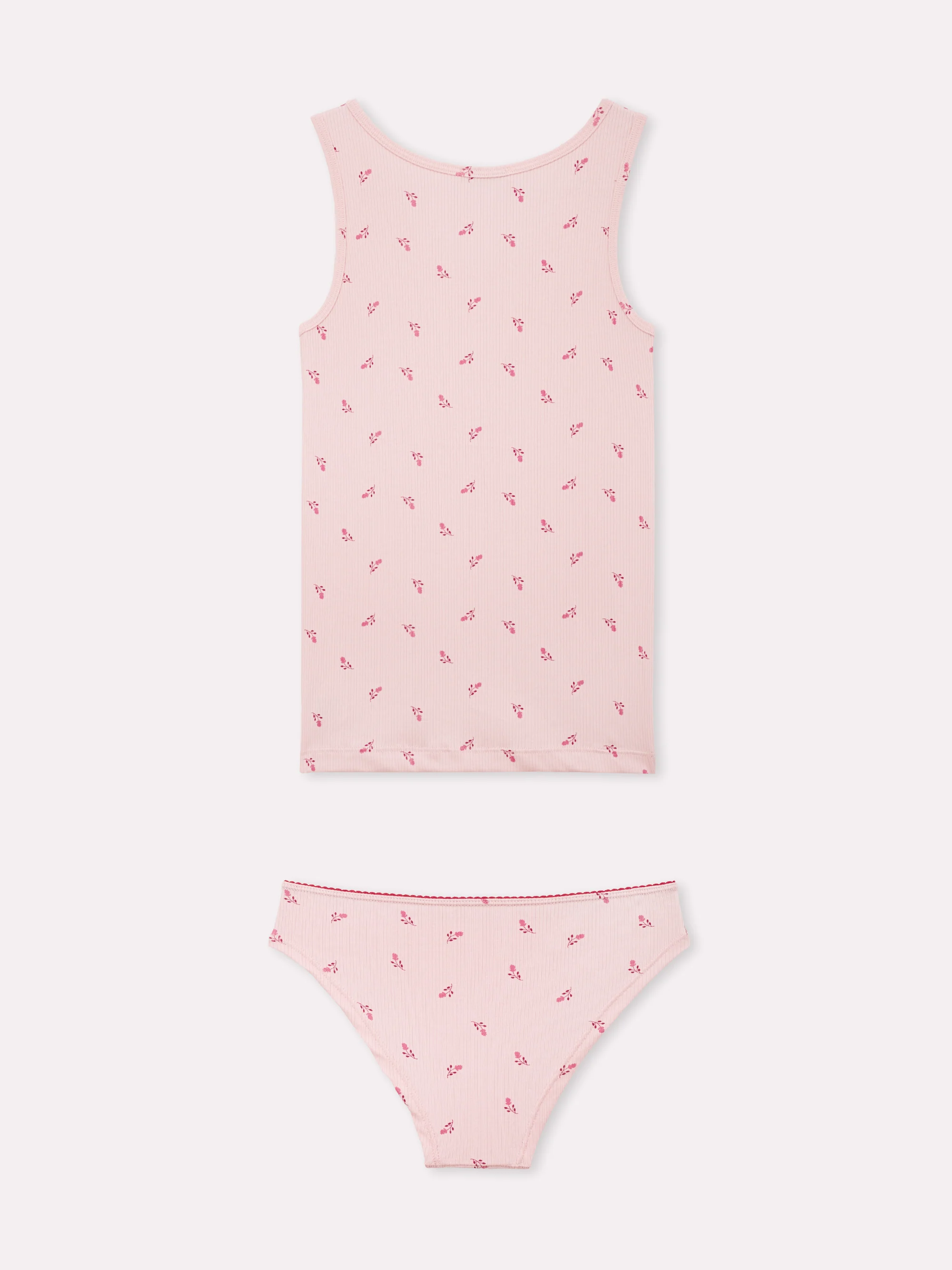 Coordinato canotta e slip a costine serie Essenza - Image 6