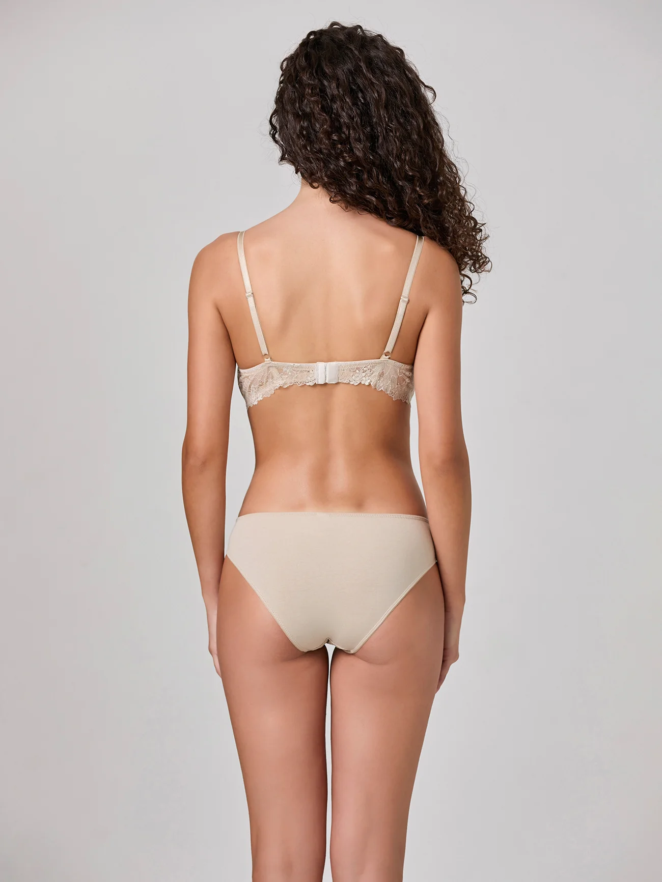Coordinato push up e slip in pizzo floreale serie Ophelia - Image 6