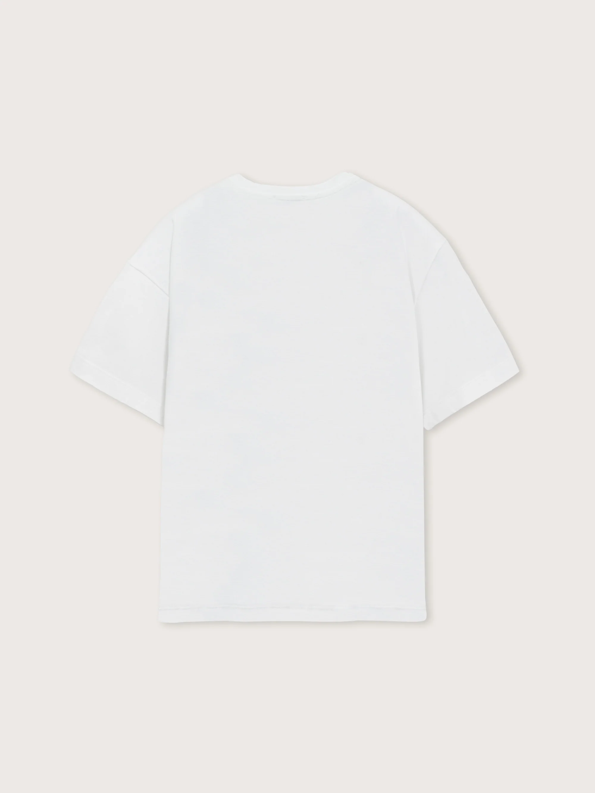 T-shirt 100% cotone oversize con stampa - Image 8