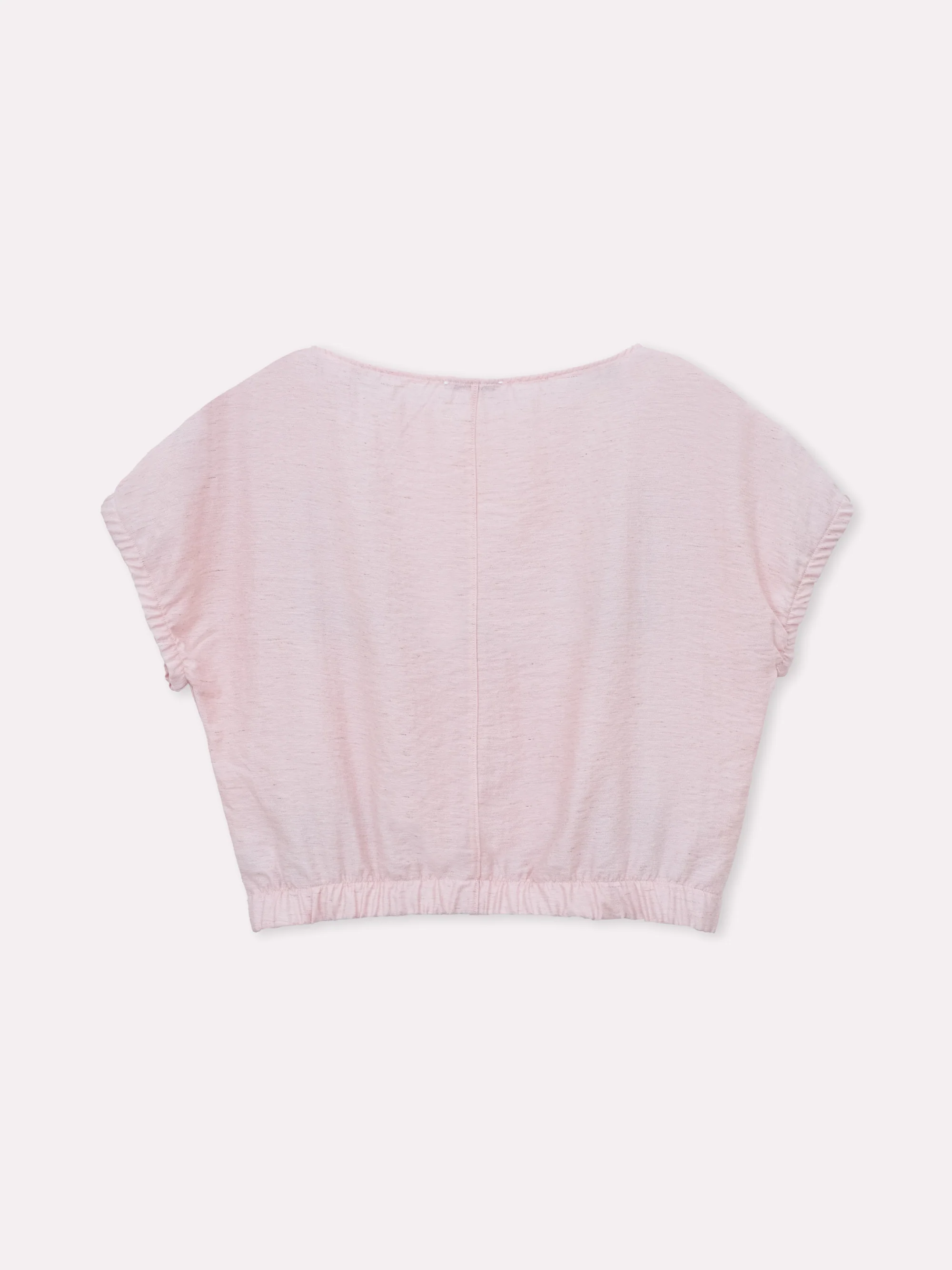 Maglia misto lino con scollo a barca - Image 5