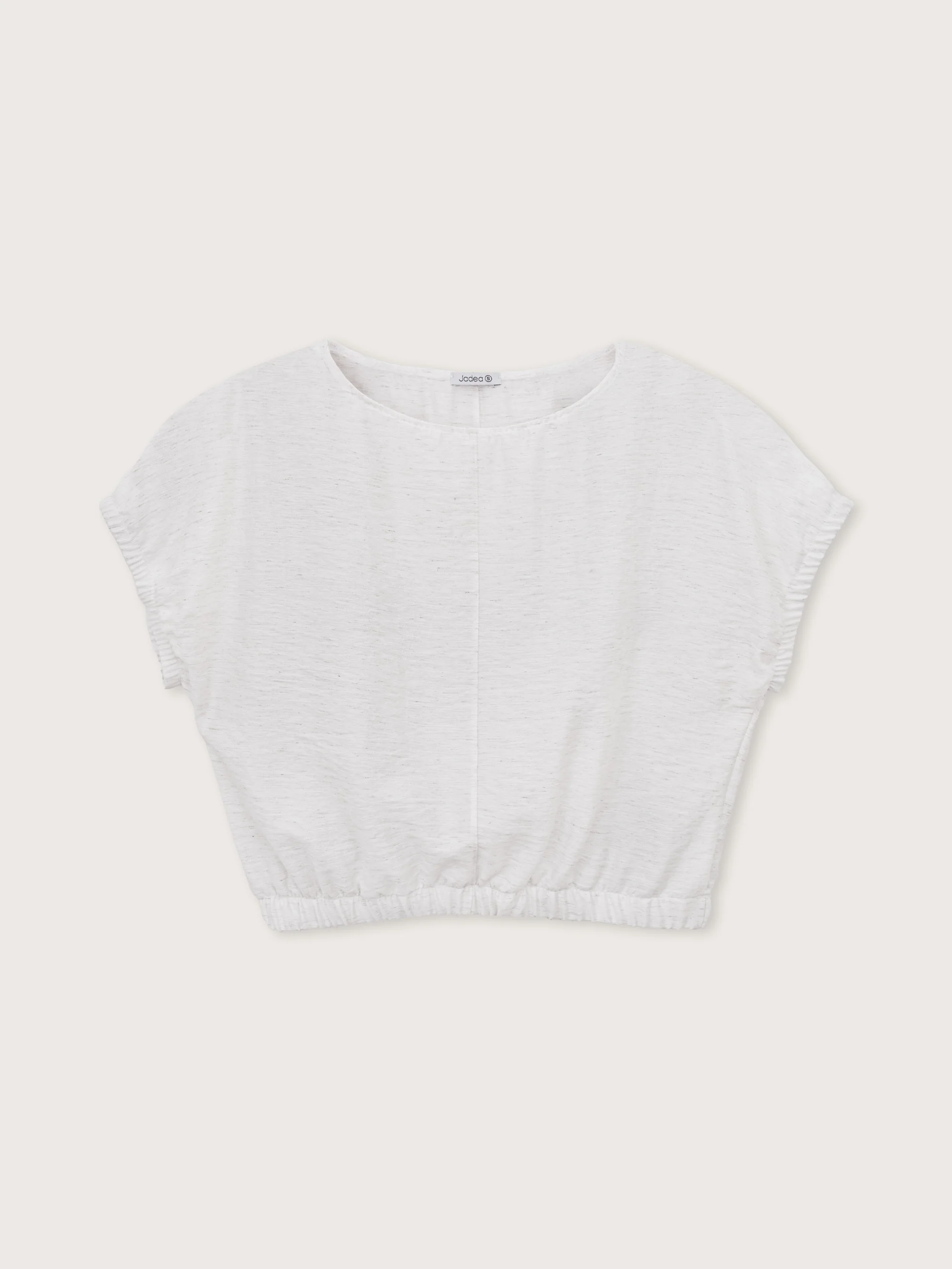 Maglia misto lino con scollo a barca - Image 7