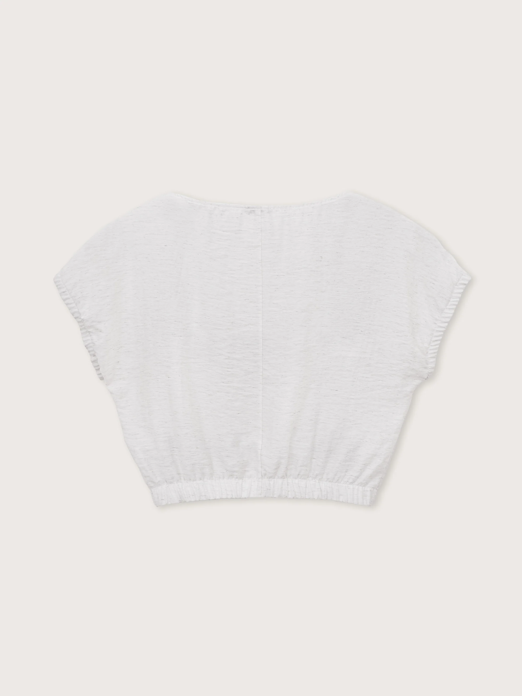 Maglia misto lino con scollo a barca - Image 8