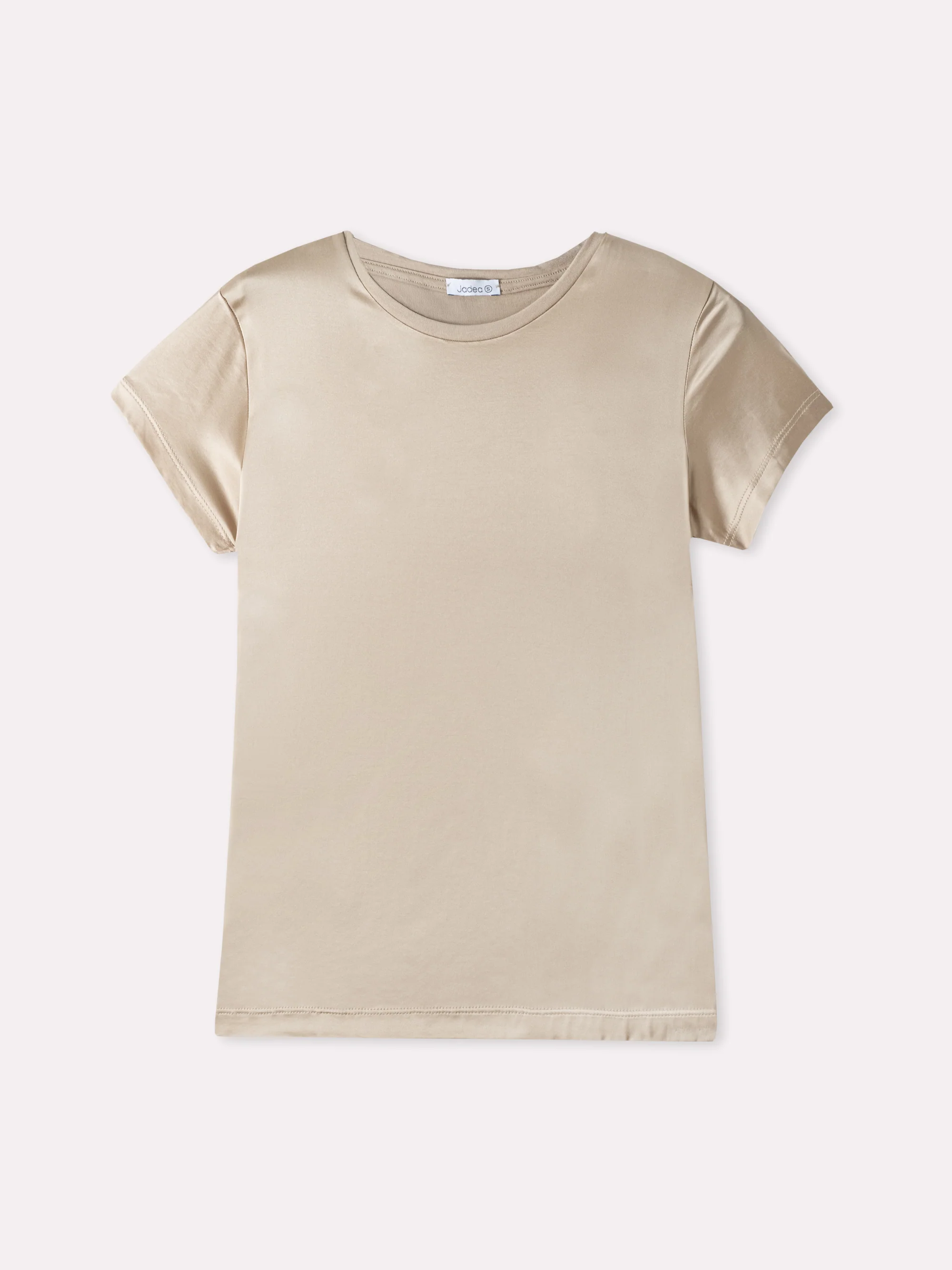 T-shirt effetto seta e retro in cotone - Image 12