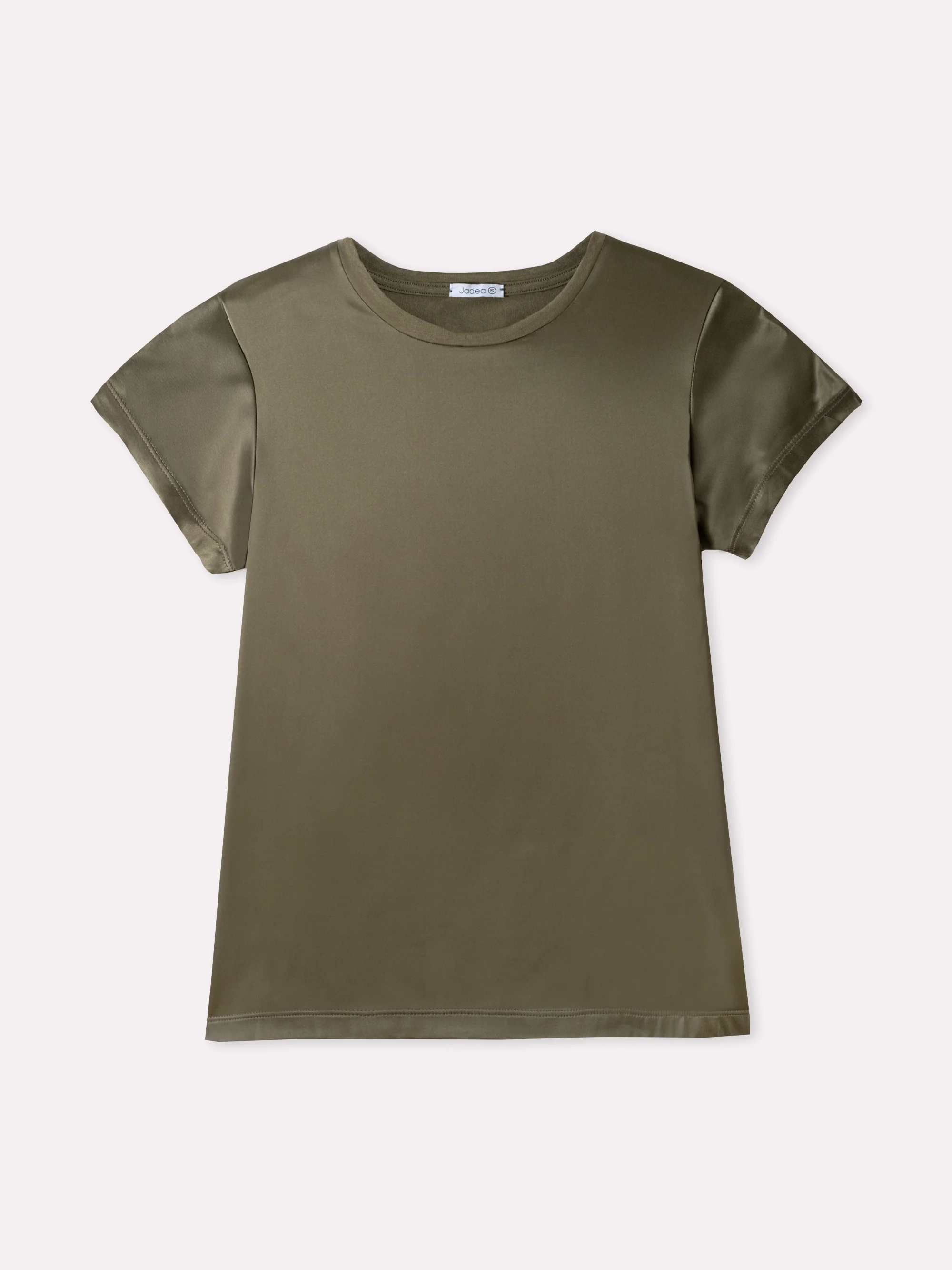 T-shirt effetto seta e retro in cotone - Image 16