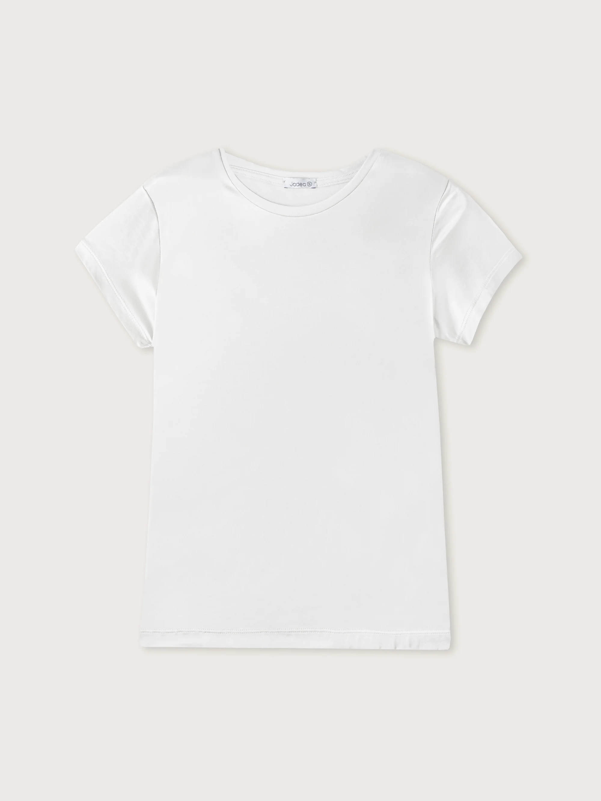T-shirt effetto seta e retro in cotone - Image 2