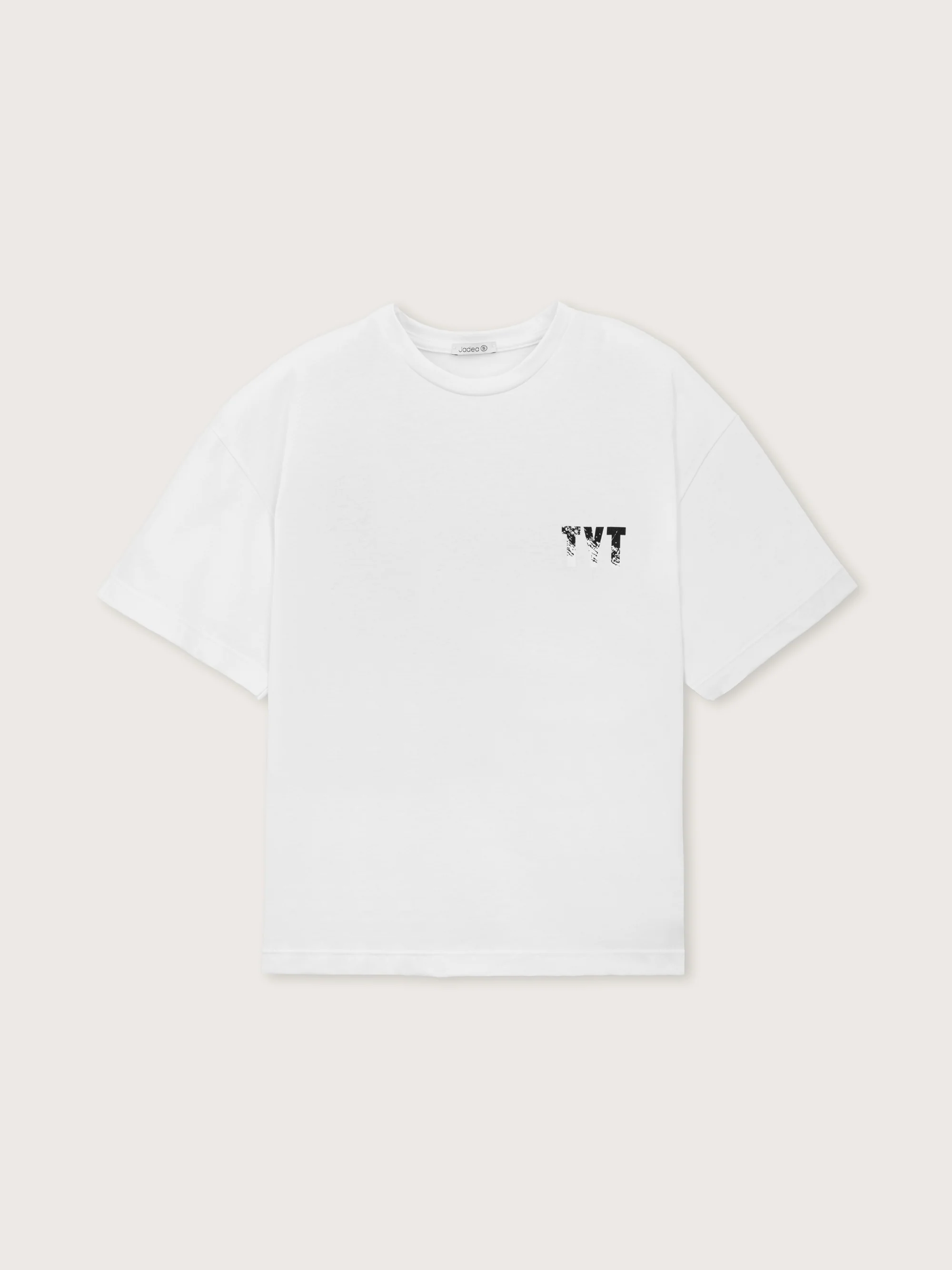 T-shirt oversize con scritte - Image 11