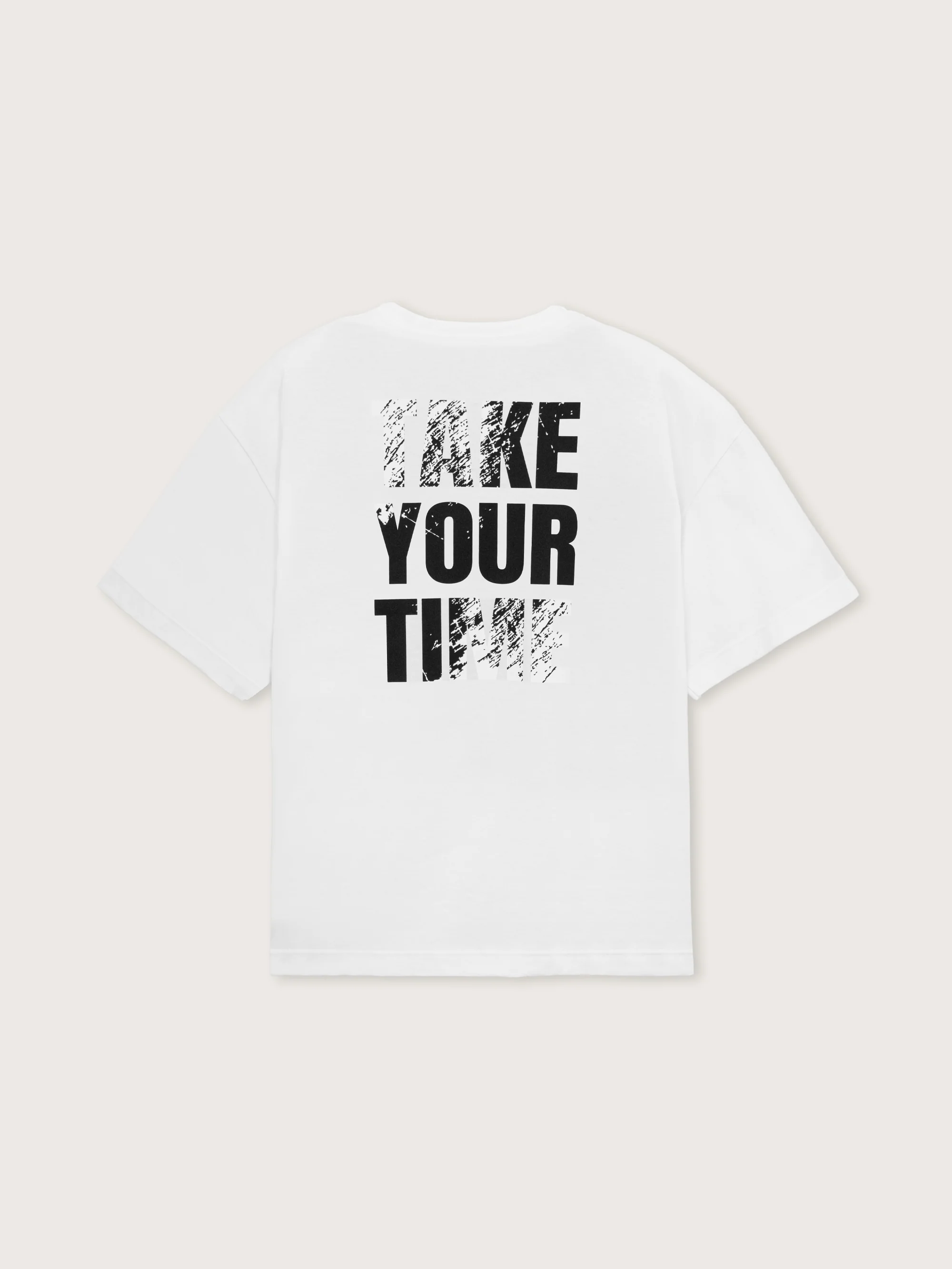 T-shirt oversize con scritte - Image 12