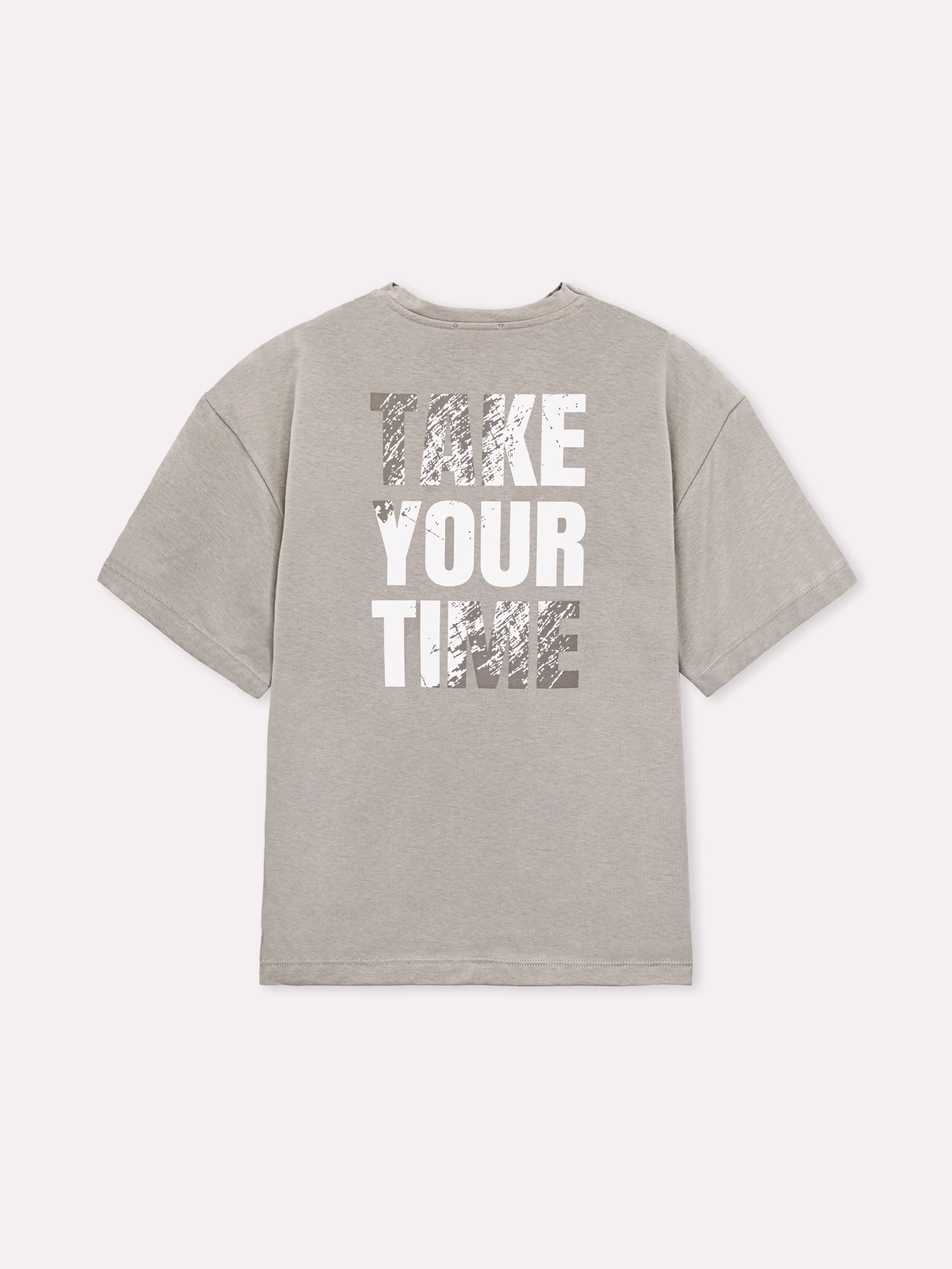 T-shirt oversize con scritte - Image 19