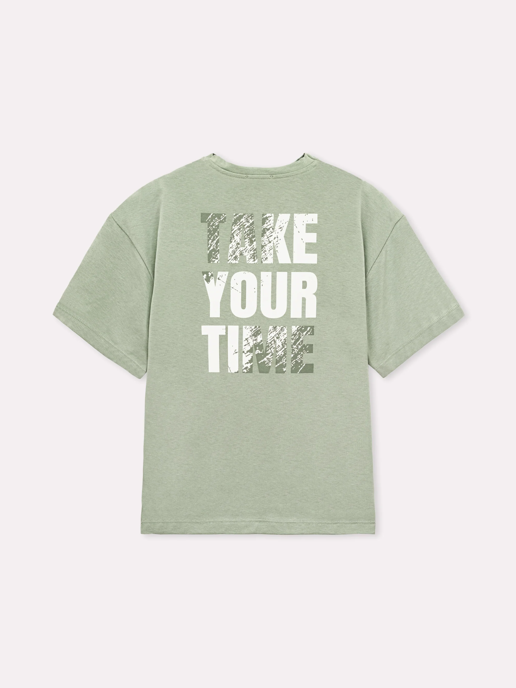 T-shirt oversize con scritte - Image 22