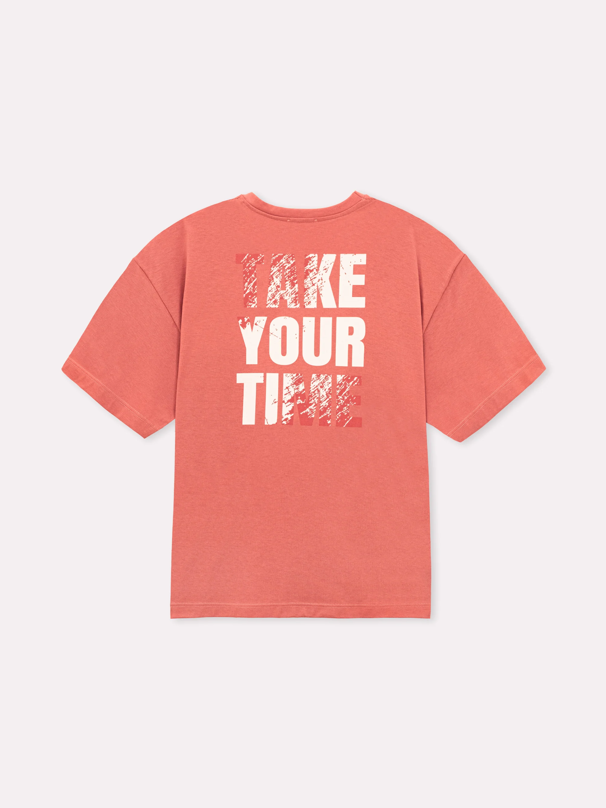 T-shirt oversize con scritte - Image 4