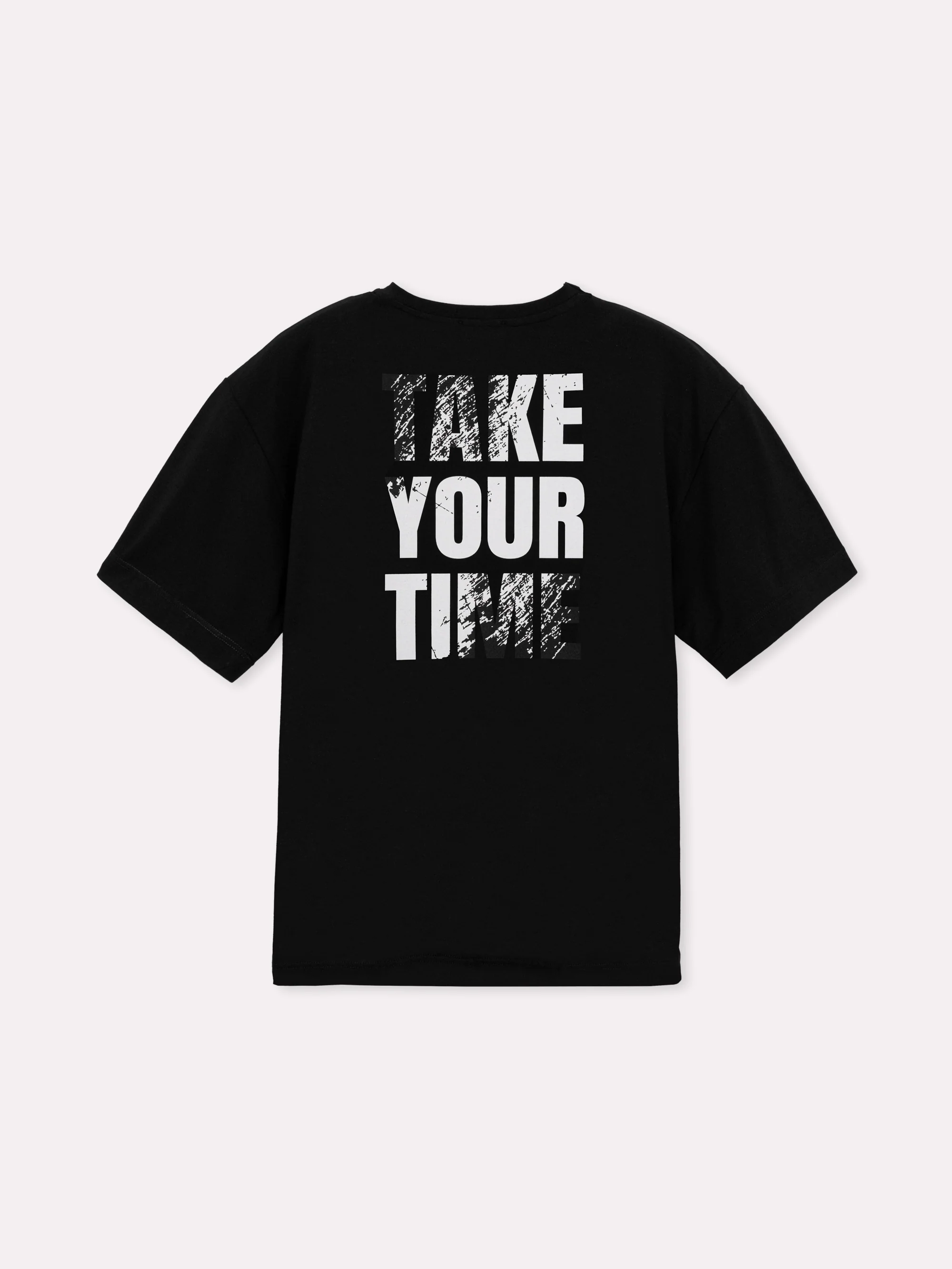 T-shirt oversize con scritte - Image 7