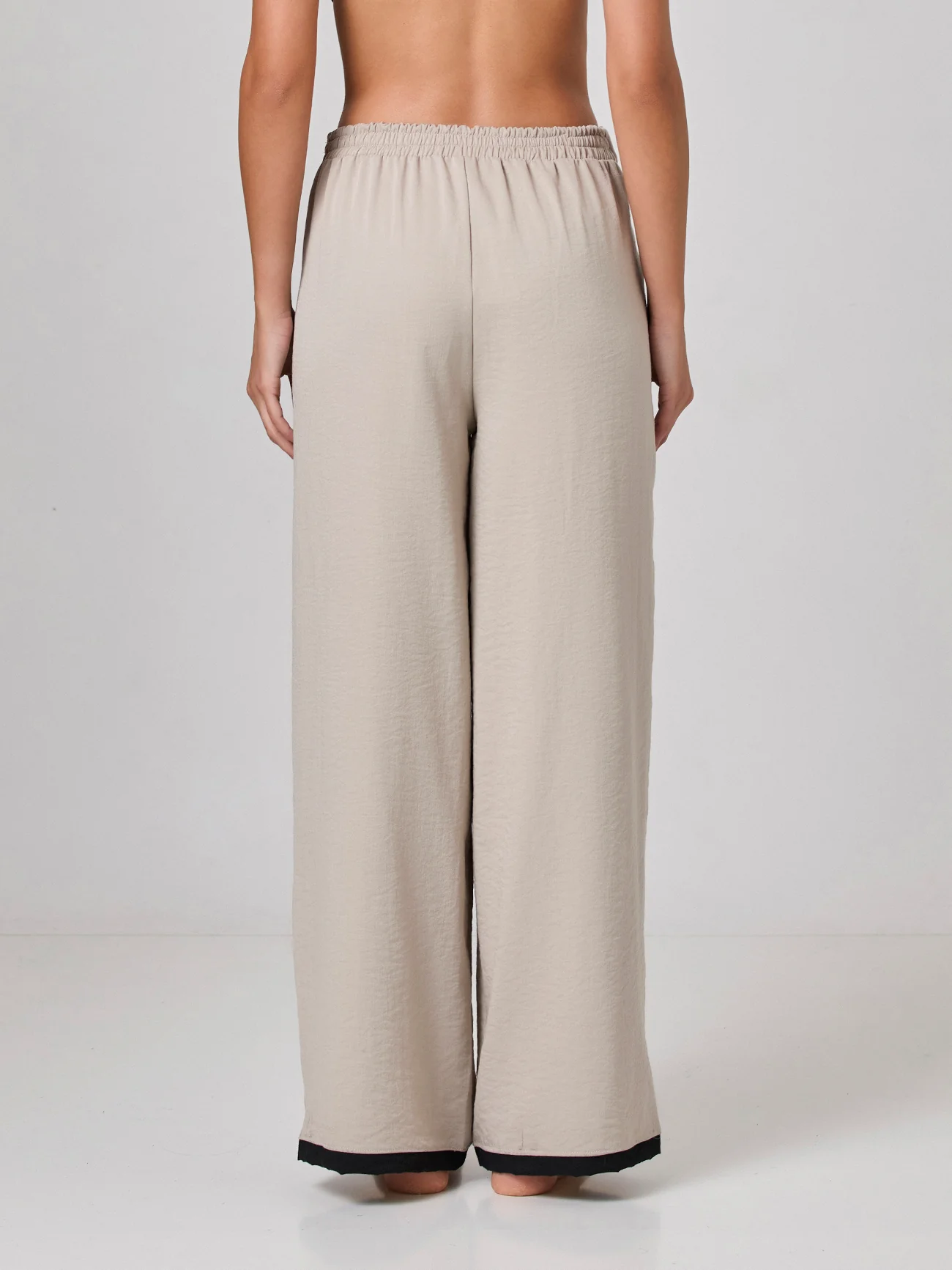 Pantalone morbido in viscosa bicolore - Image 4