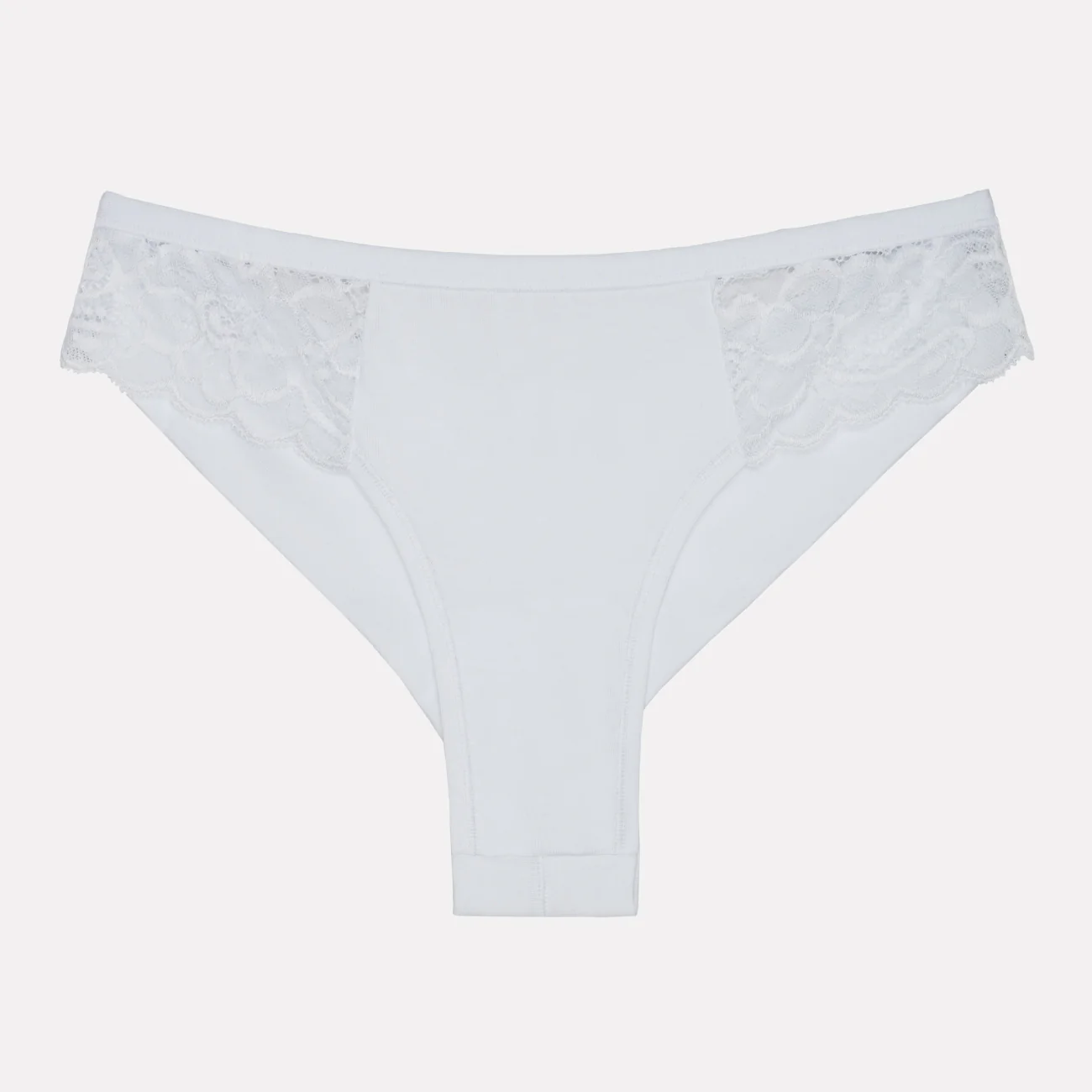 Brasiliana in cotone modal con pizzo e retro doppiato - Image 4