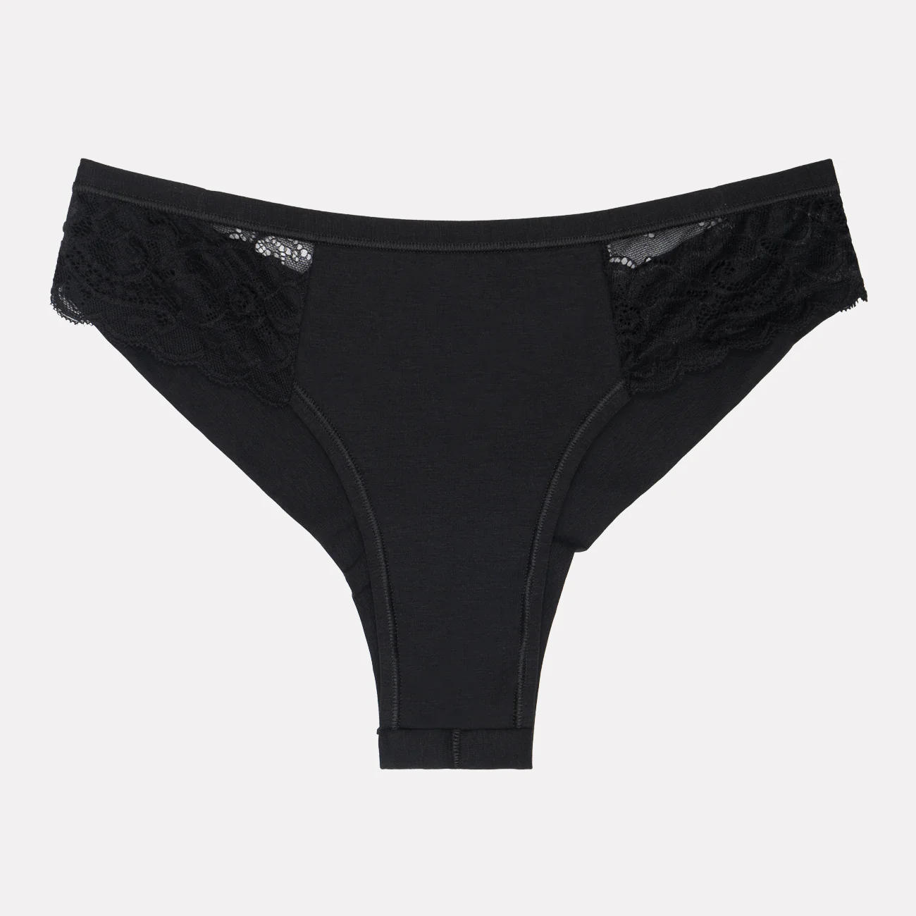 Brasiliana in cotone modal con pizzo e retro doppiato - Image 9
