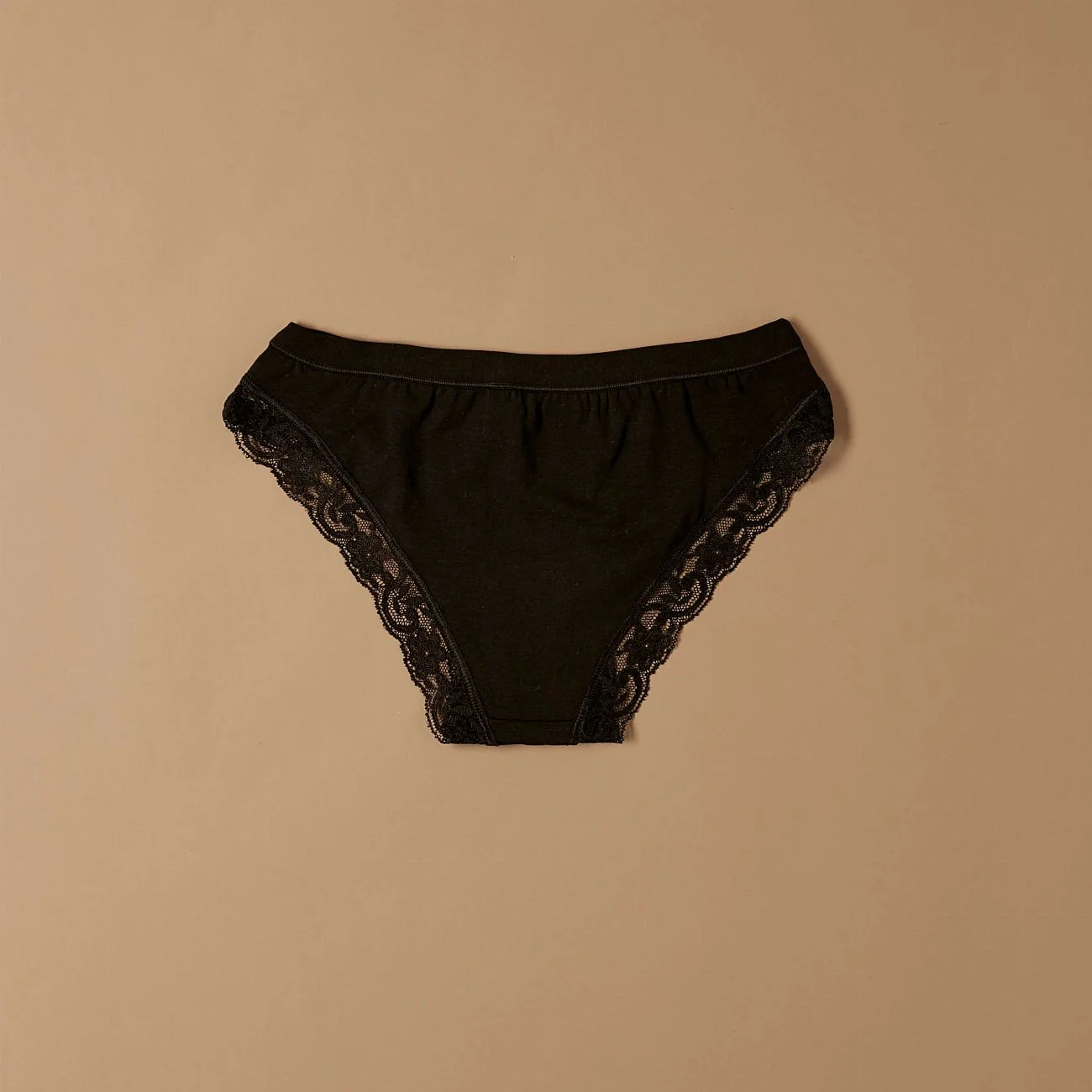 Slip in cotone modal con fascia e pizzo giro gamba - Image 10