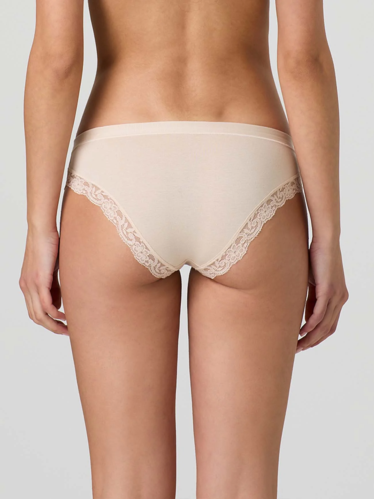 Slip in cotone modal con fascia e pizzo giro gamba - Image 13