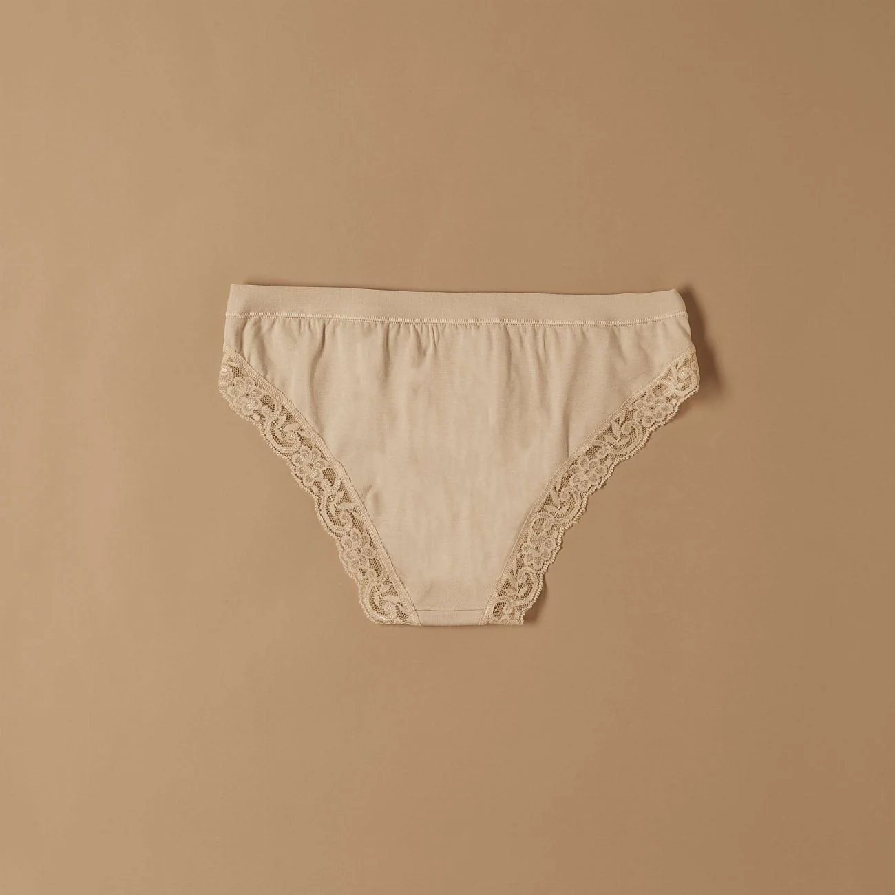 Slip in cotone modal con fascia e pizzo giro gamba - Image 15
