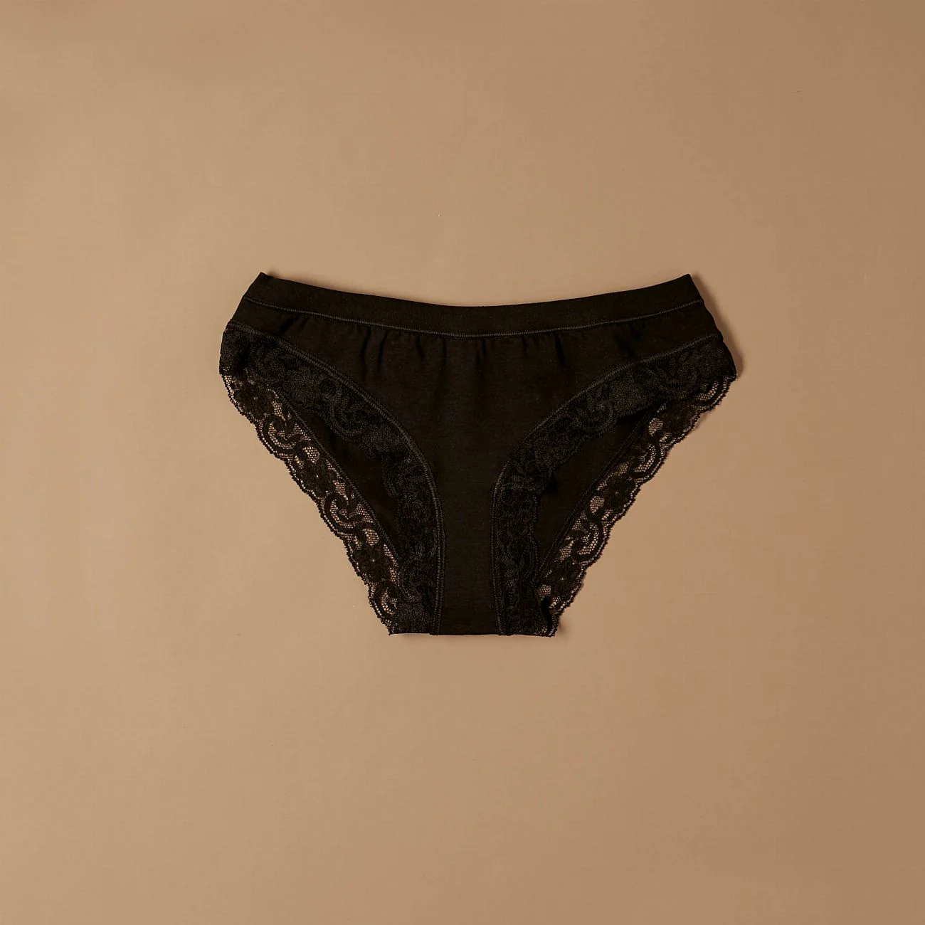 Slip in cotone modal con fascia e pizzo giro gamba - Image 9