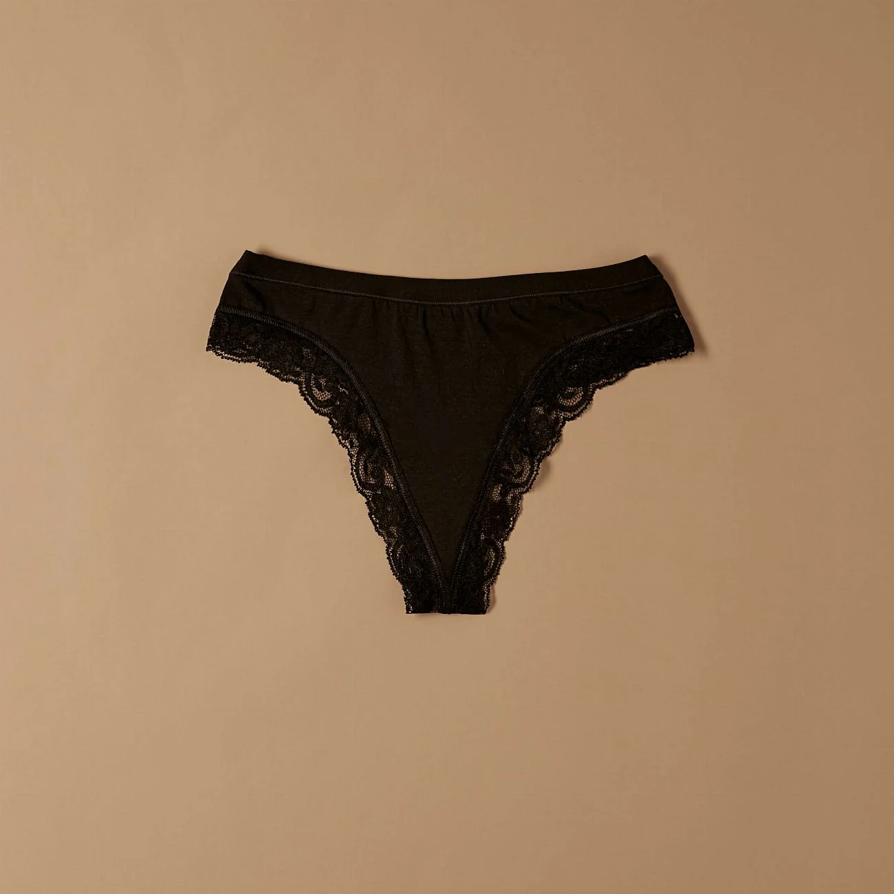 Perizoma in cotone modal con fascia e pizzo - Image 14