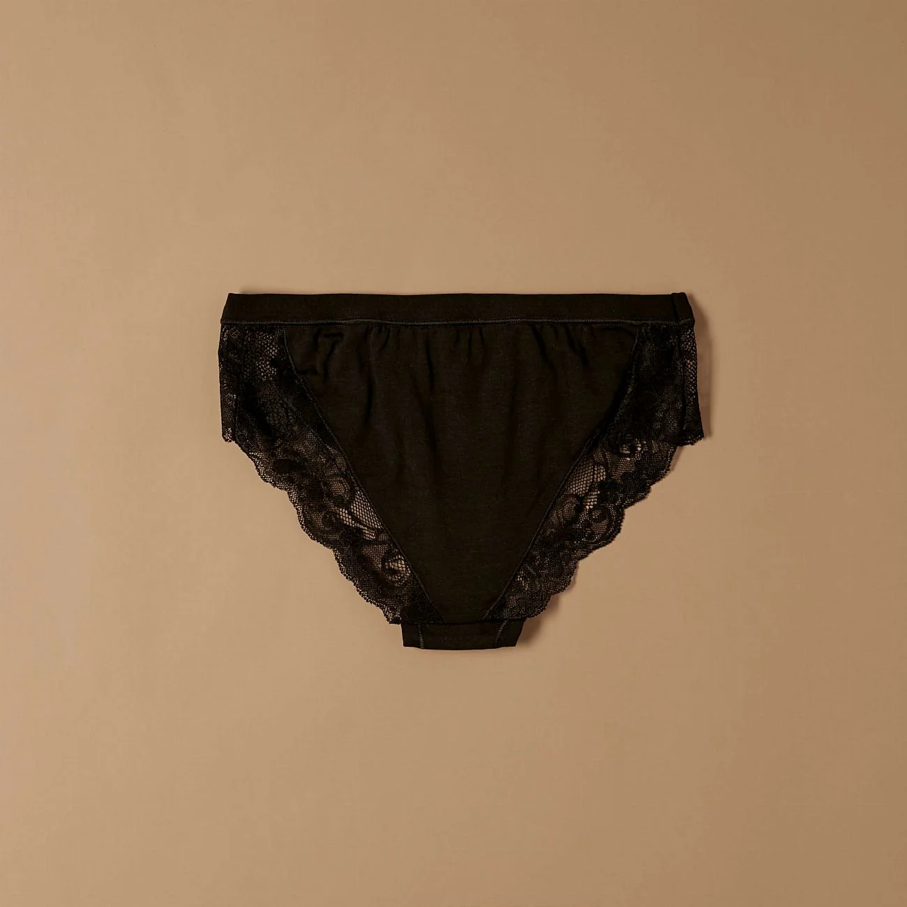 Slip in cotone modal con fascia e pizzo laterale - Image 10
