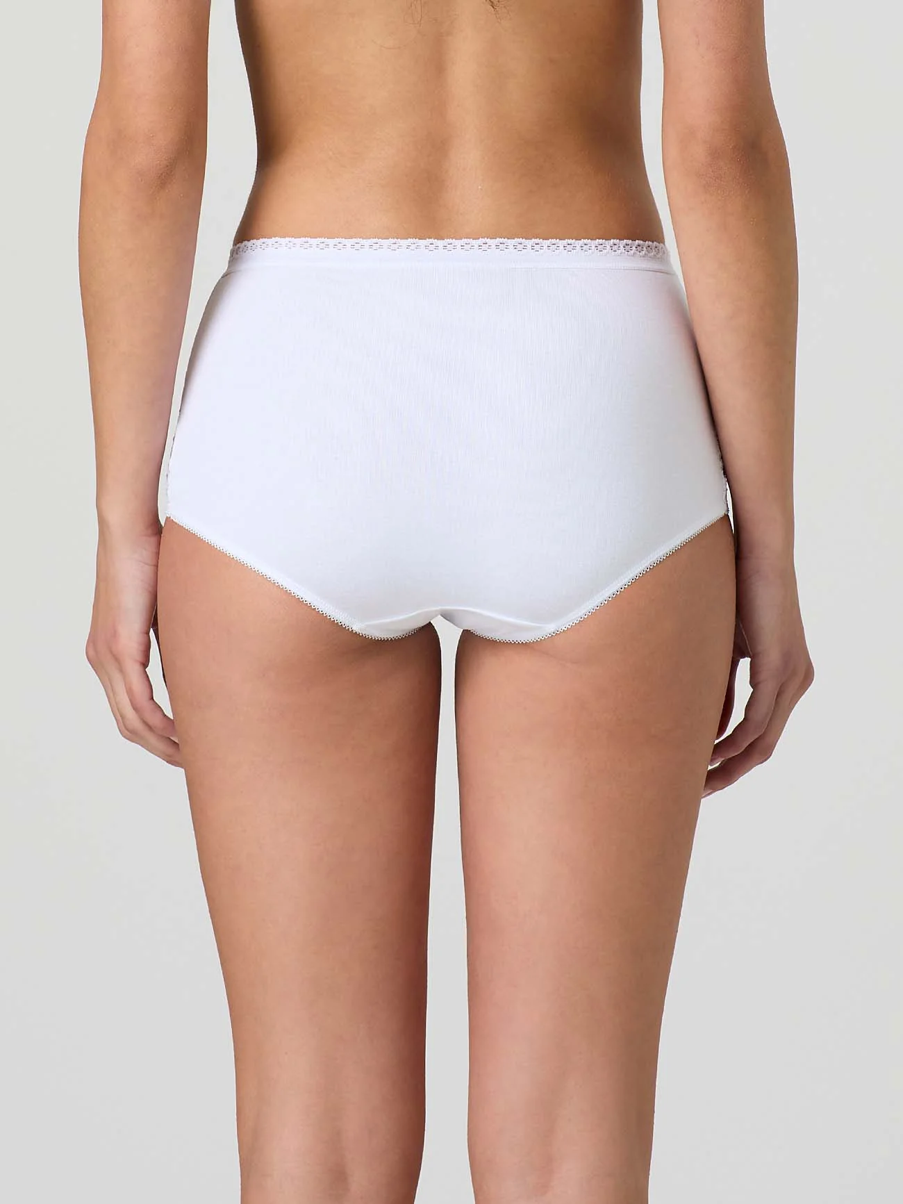 Culotte in cotone modal e pizzo - Image 3
