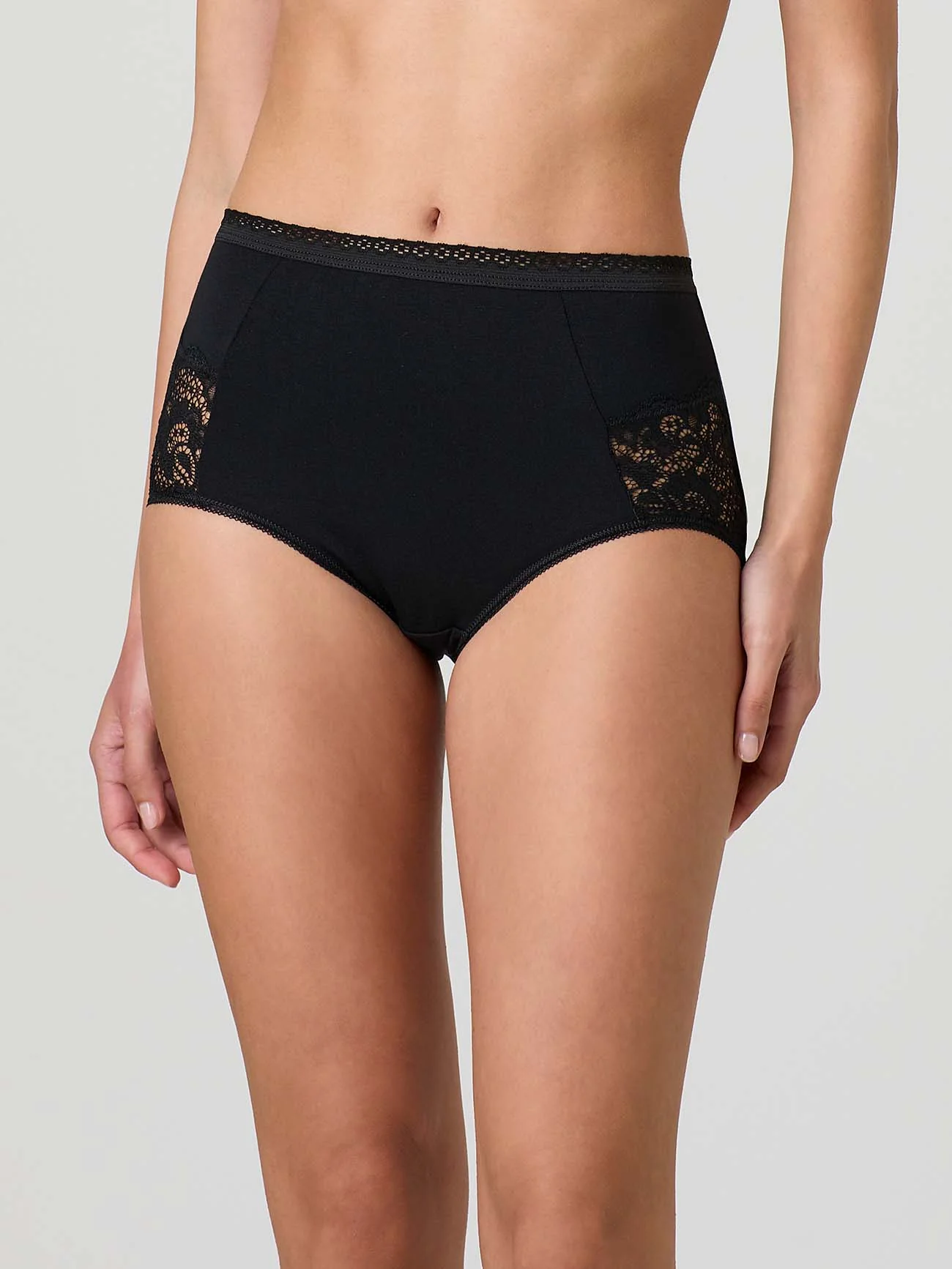 Culotte in cotone modal e pizzo - Image 7