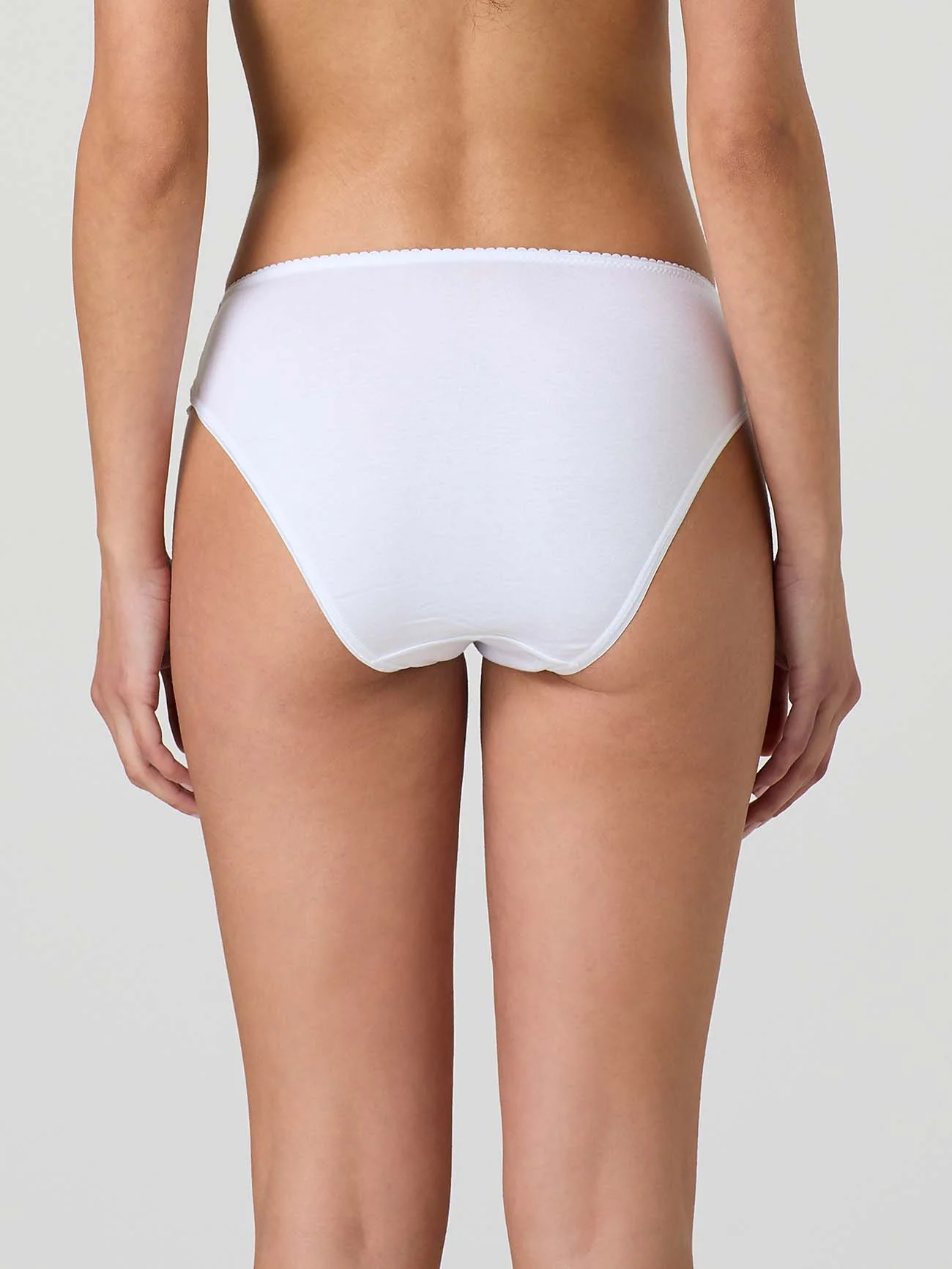 Slip in cotone modal e pizzo frontale - Image 3