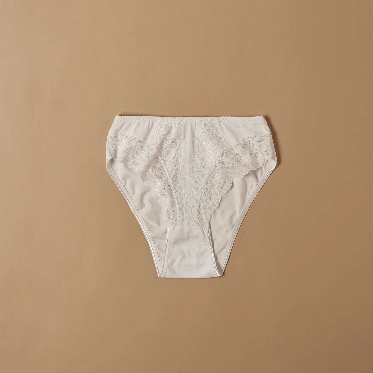 Slip in cotone modal e pizzo frontale - Image 4