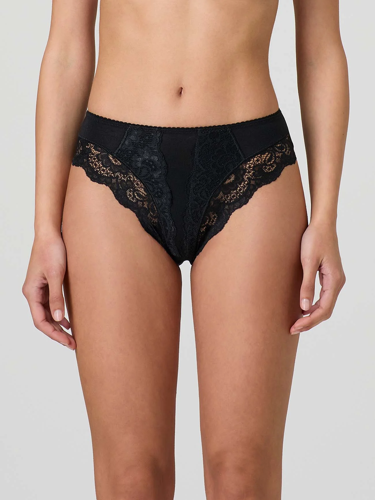 Slip in cotone modal e pizzo frontale - Image 7