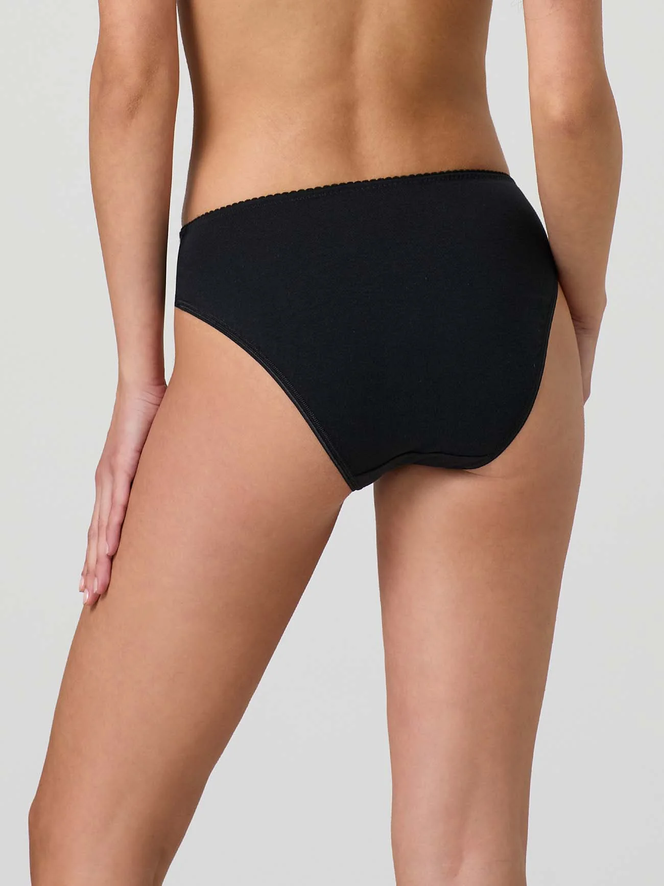 Slip in cotone modal e pizzo frontale - Image 8