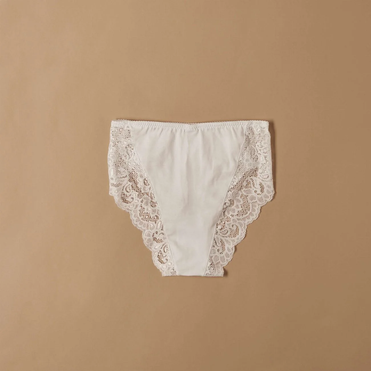 Slip in cotone modal con bordo a smerlo e pizzo - Image 5
