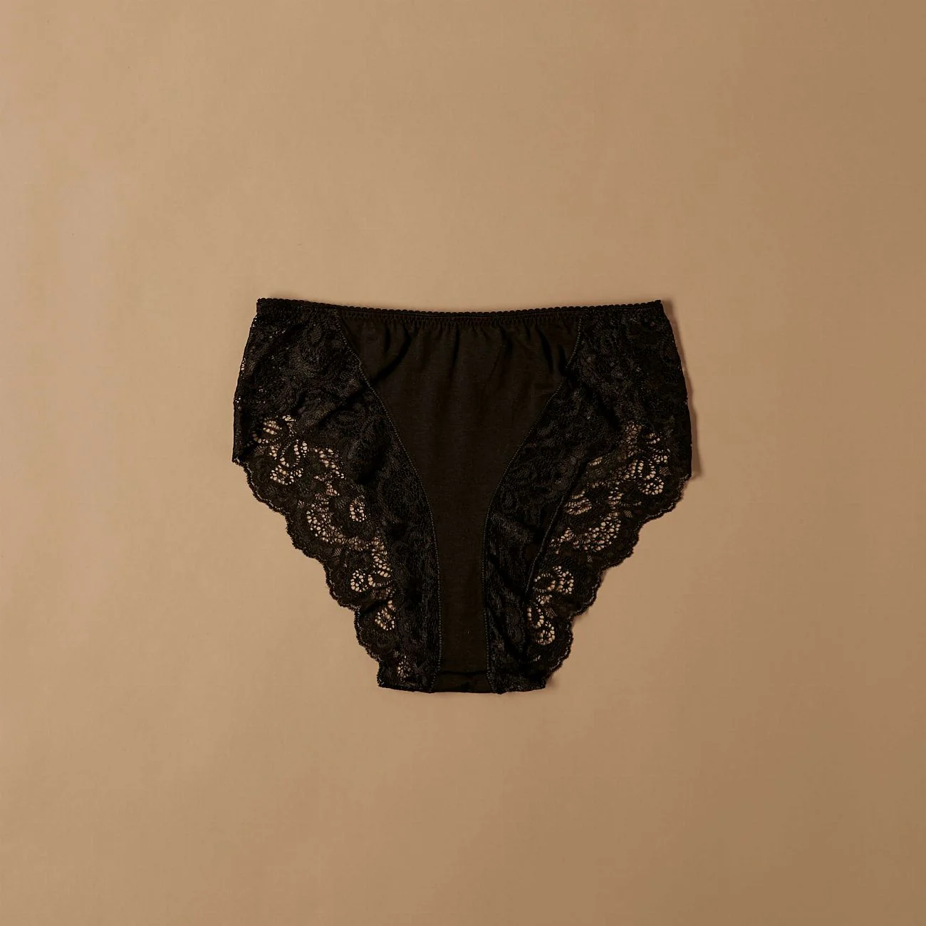 Slip in cotone modal con bordo a smerlo e pizzo - Image 9