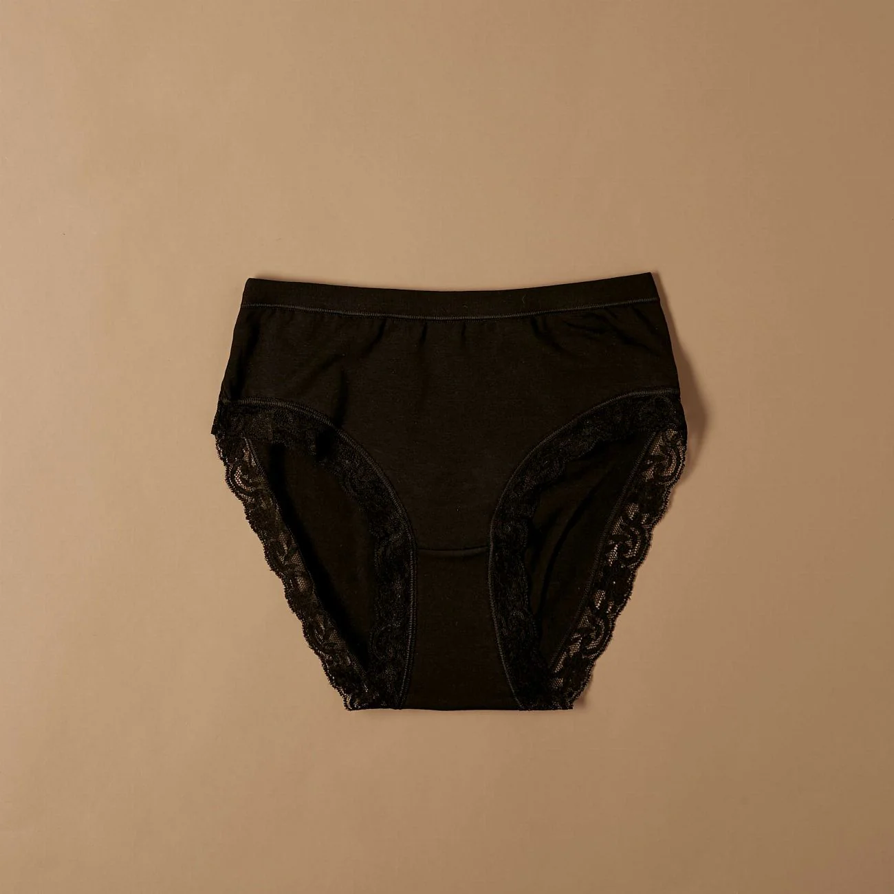 Midi in cotone modal con fascia e pizzo - Image 9