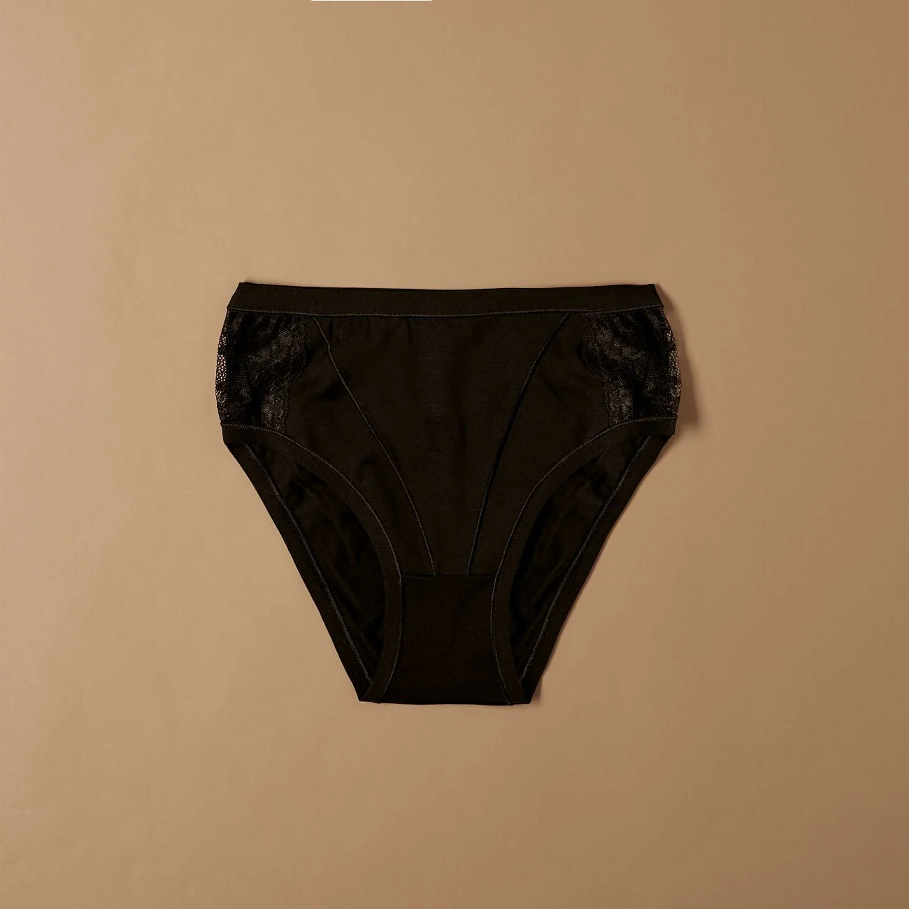 Midi in cotone modal con fascia e pizzo laterale - Image 10