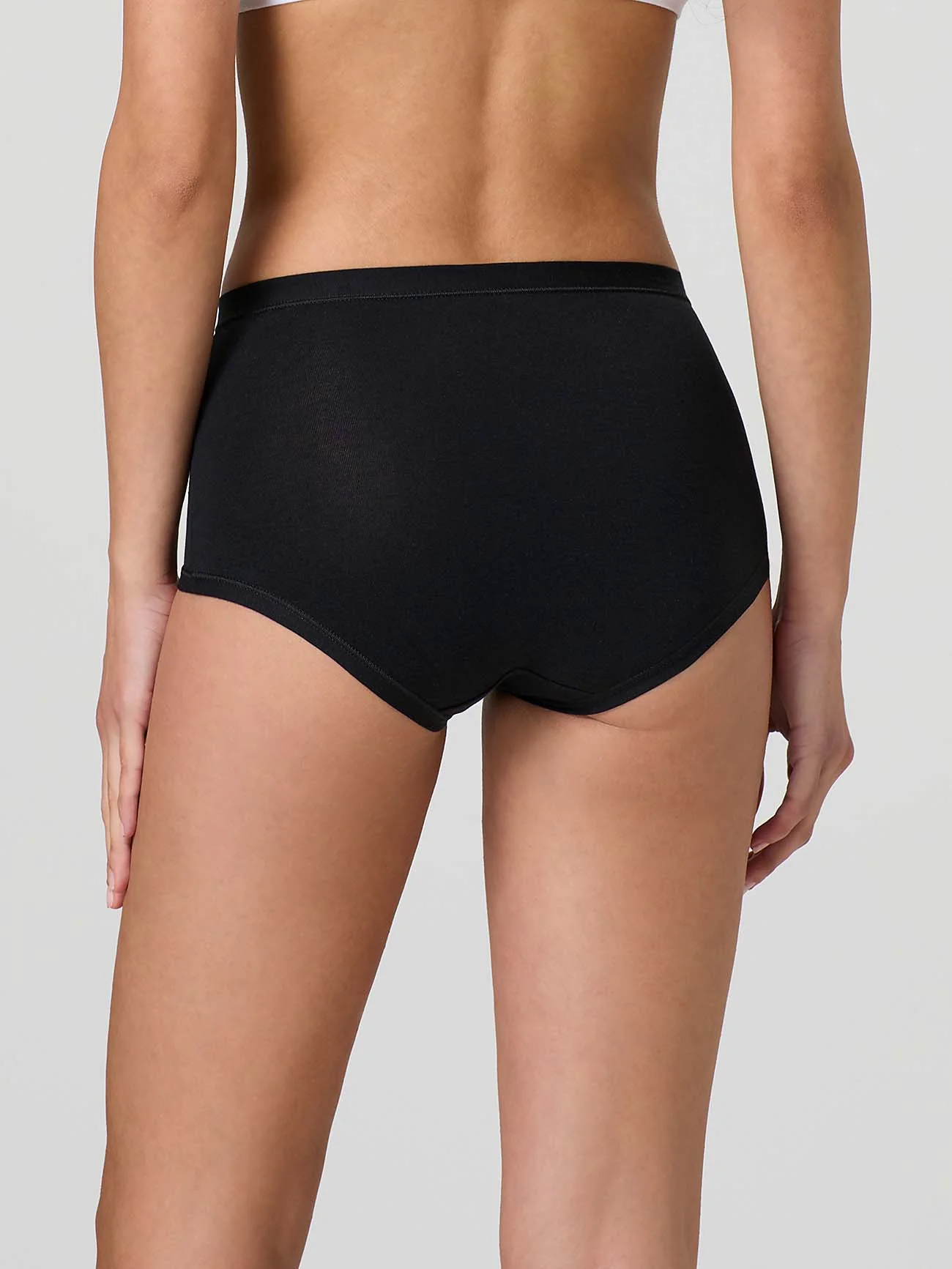 Culotte in cotone modal con fascia e pizzo frontale - Image 8