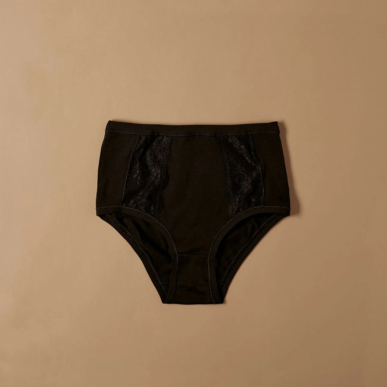 Culotte in cotone modal con fascia e pizzo frontale - Image 9
