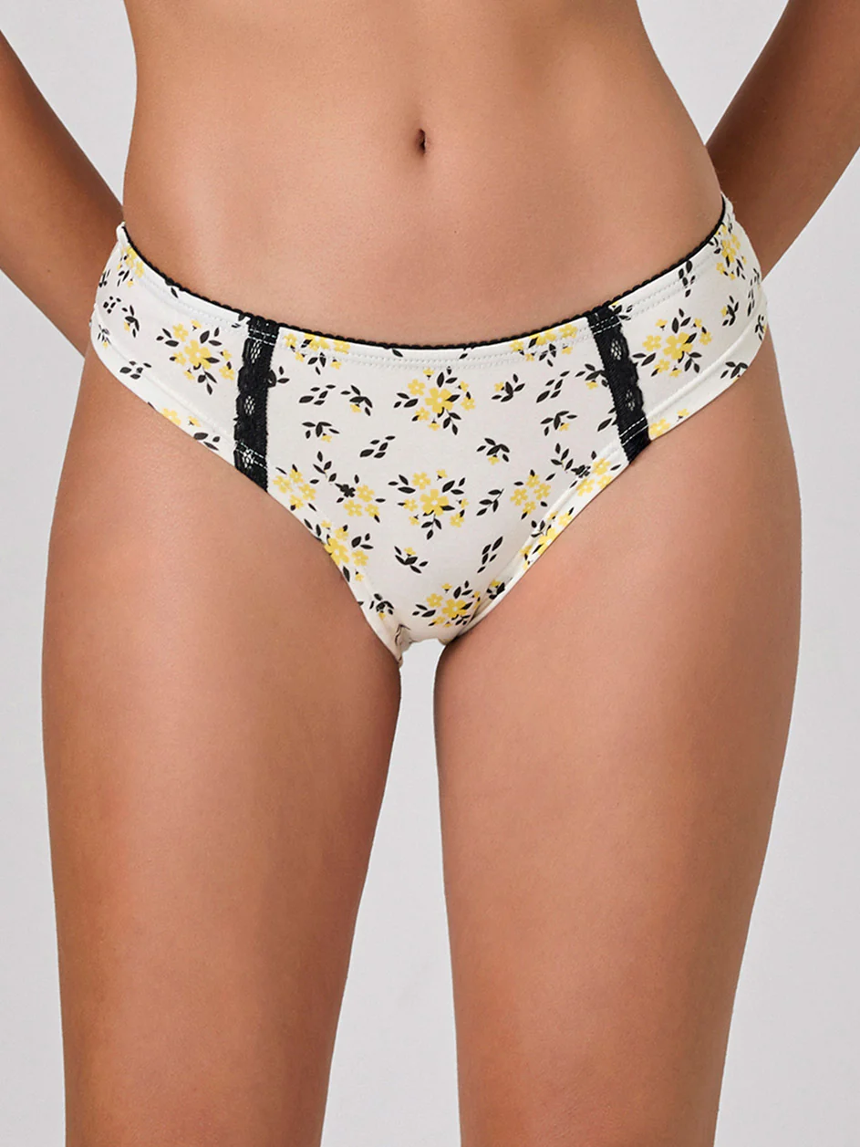 Slip con stampa floreale serie Carezza - Image 4