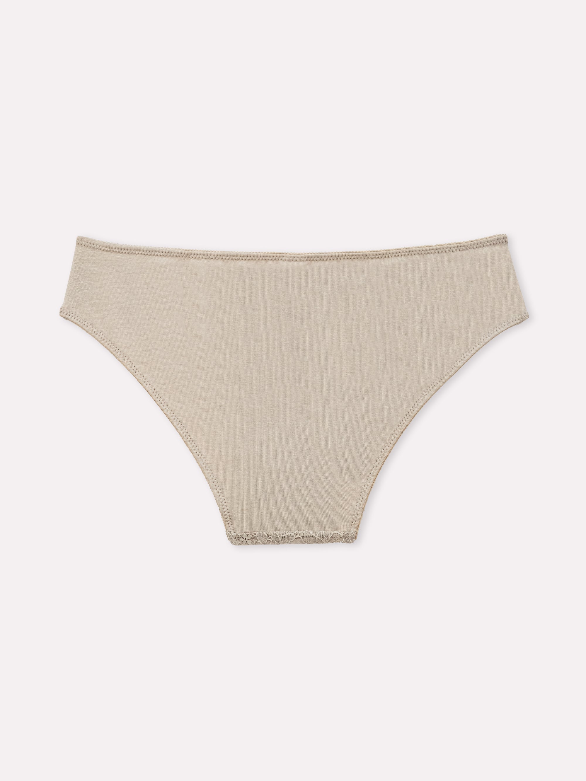 Slip in cotone e pizzo floreale serie Ophelia - Image 3