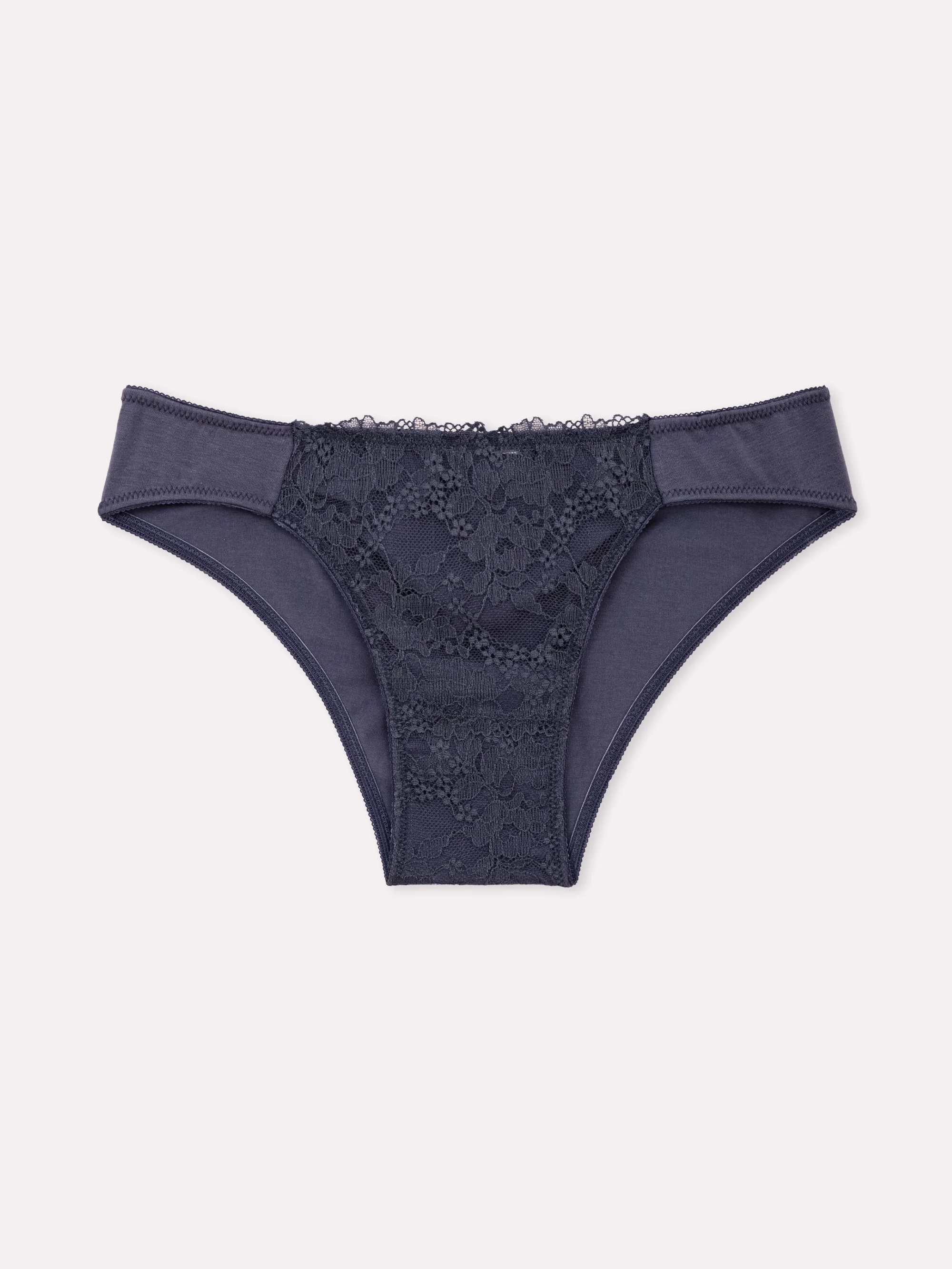 Slip in cotone e pizzo floreale serie Ophelia - Image 7