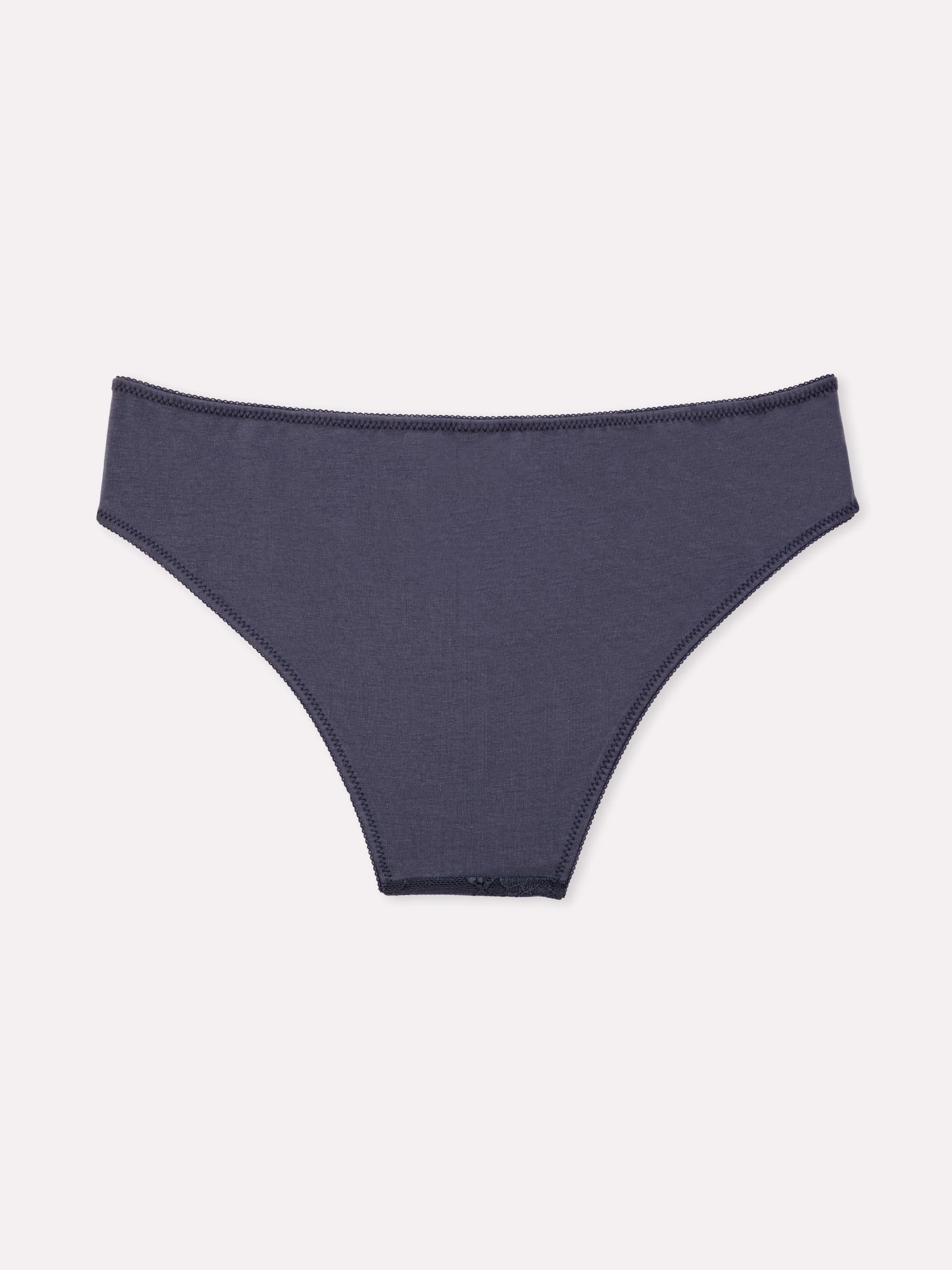 Slip in cotone e pizzo floreale serie Ophelia - Image 8