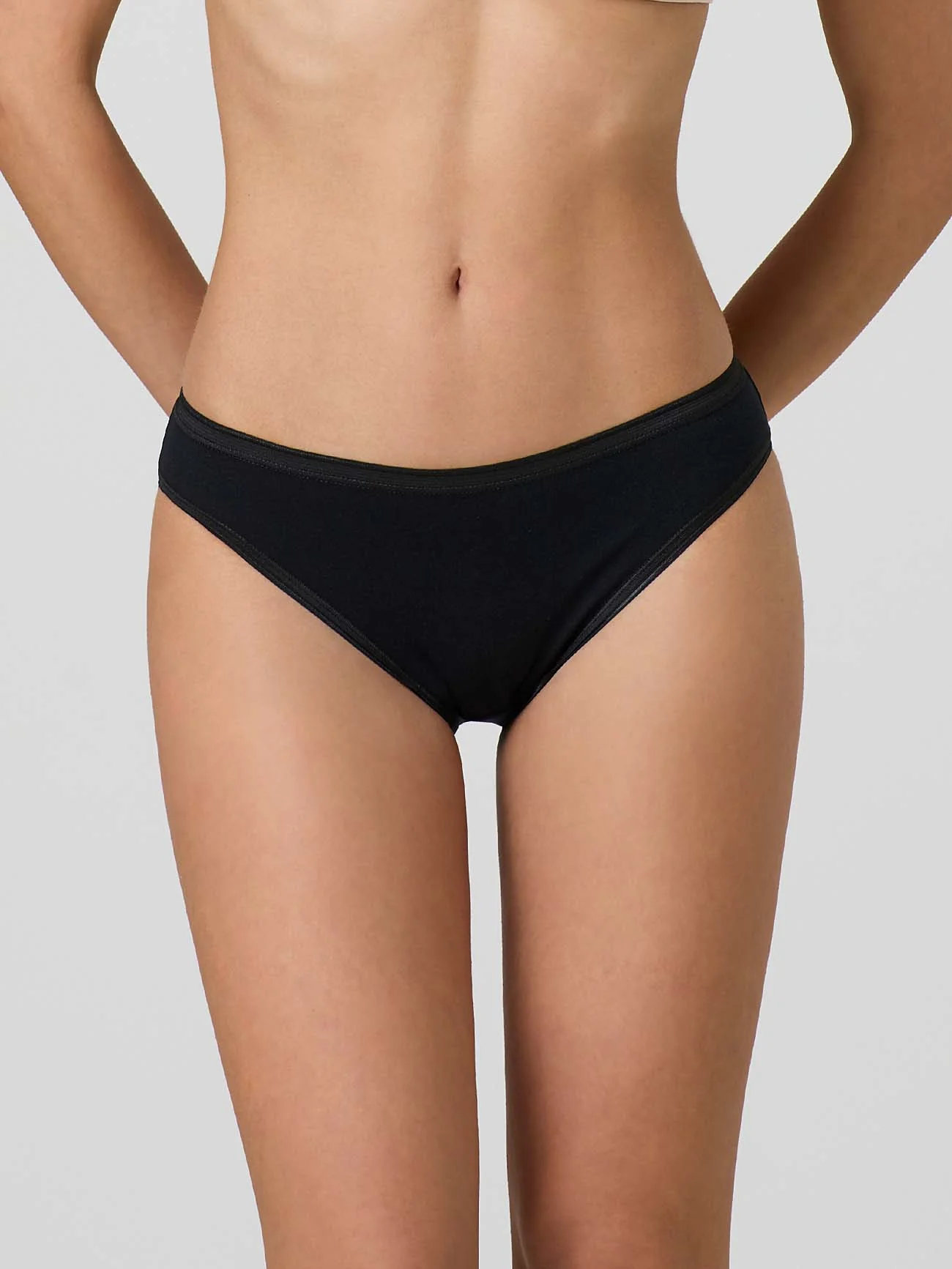 Slip vita bassa in cotone bielastico (3 pezzi) - Image 7