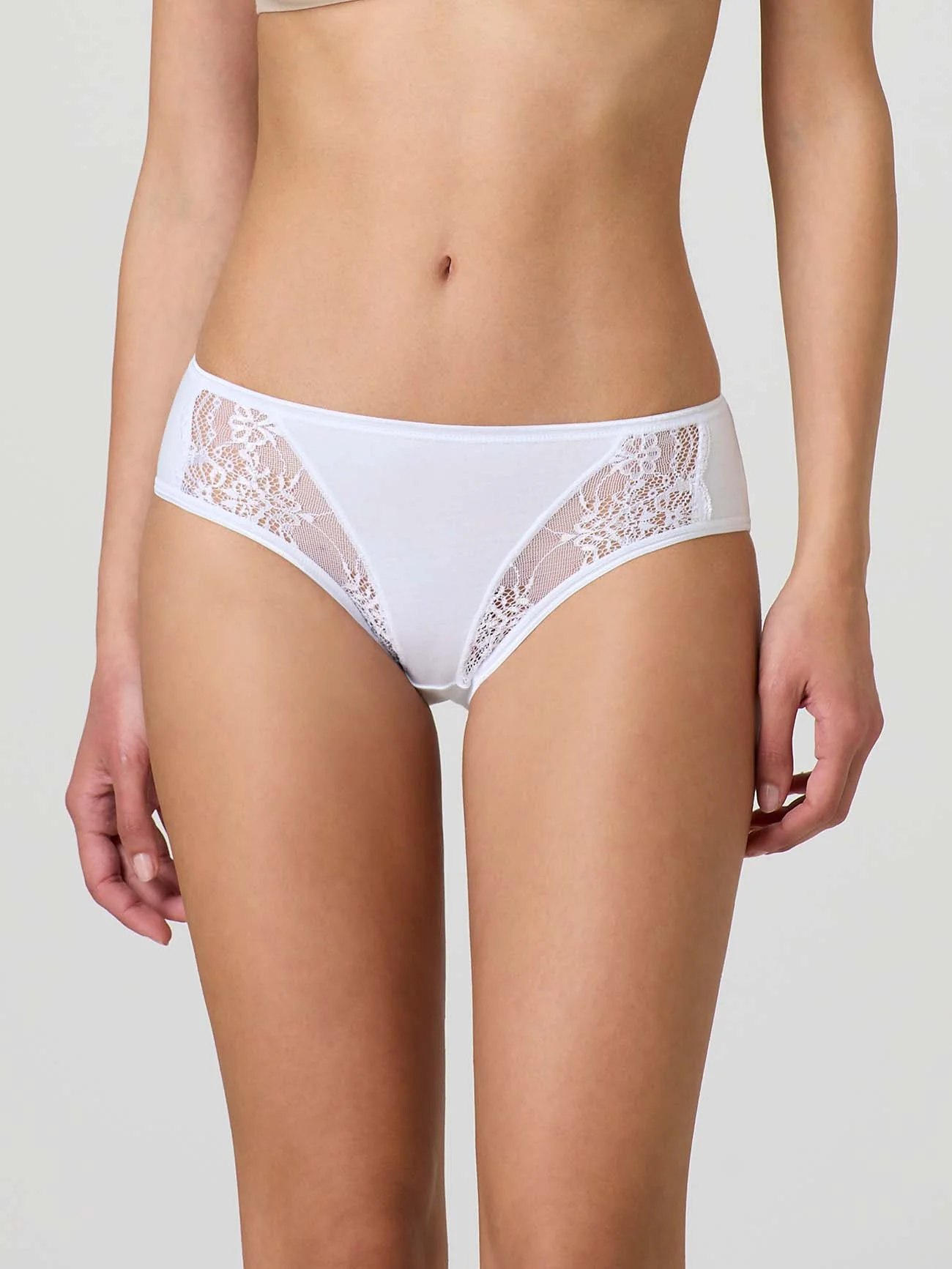 Slip in cotone bielastico e pizzo (3 pezzi) - Image 7