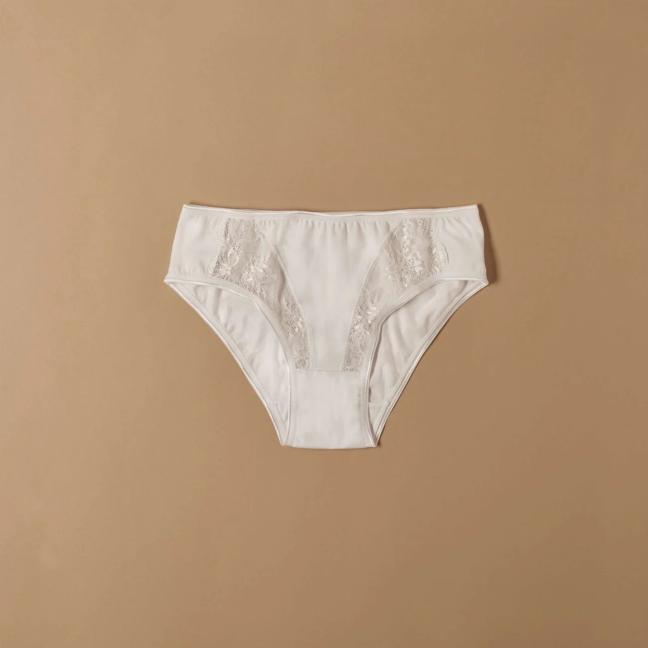 Slip in cotone bielastico e pizzo (3 pezzi) - Image 9