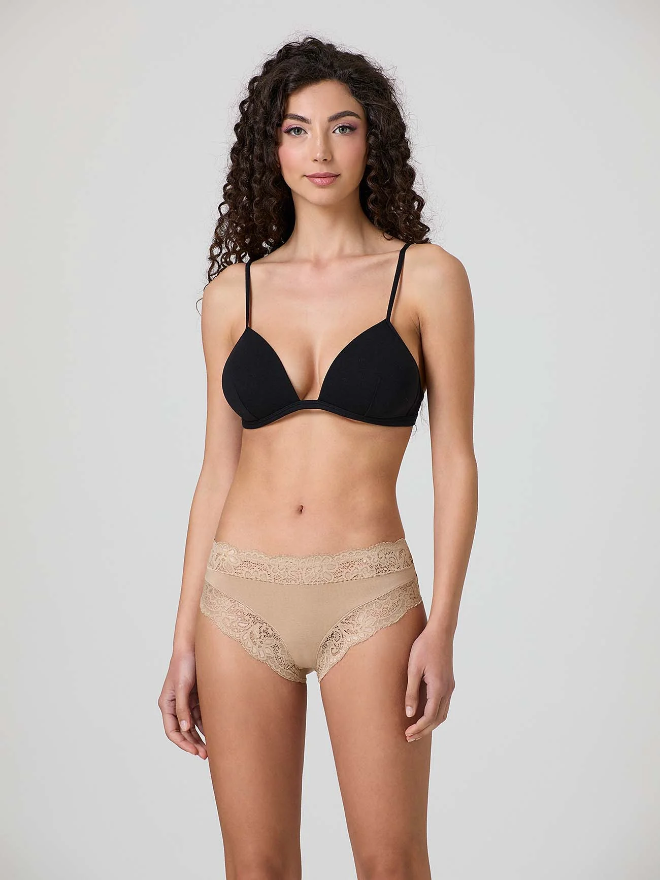 Slip in cotone modal e pizzo - Image 16