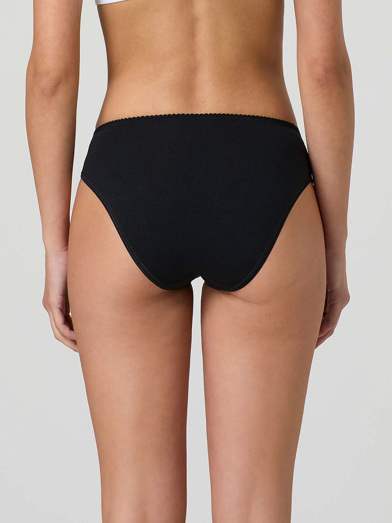 Slip in cotone modal e inserti in pizzo - Image 13