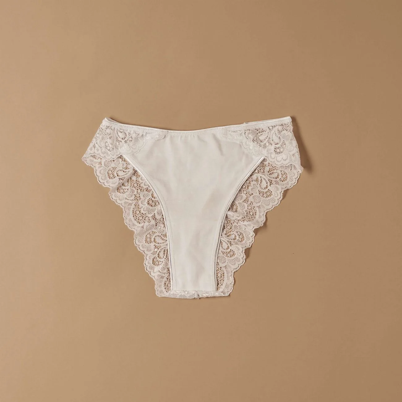 Slip in cotone modal e pizzo sul retro - Image 11